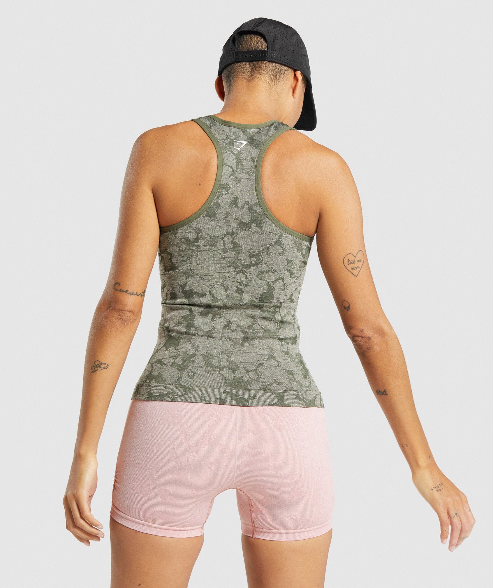 Gymshark Camouflage Athletic Tank Tops for Women