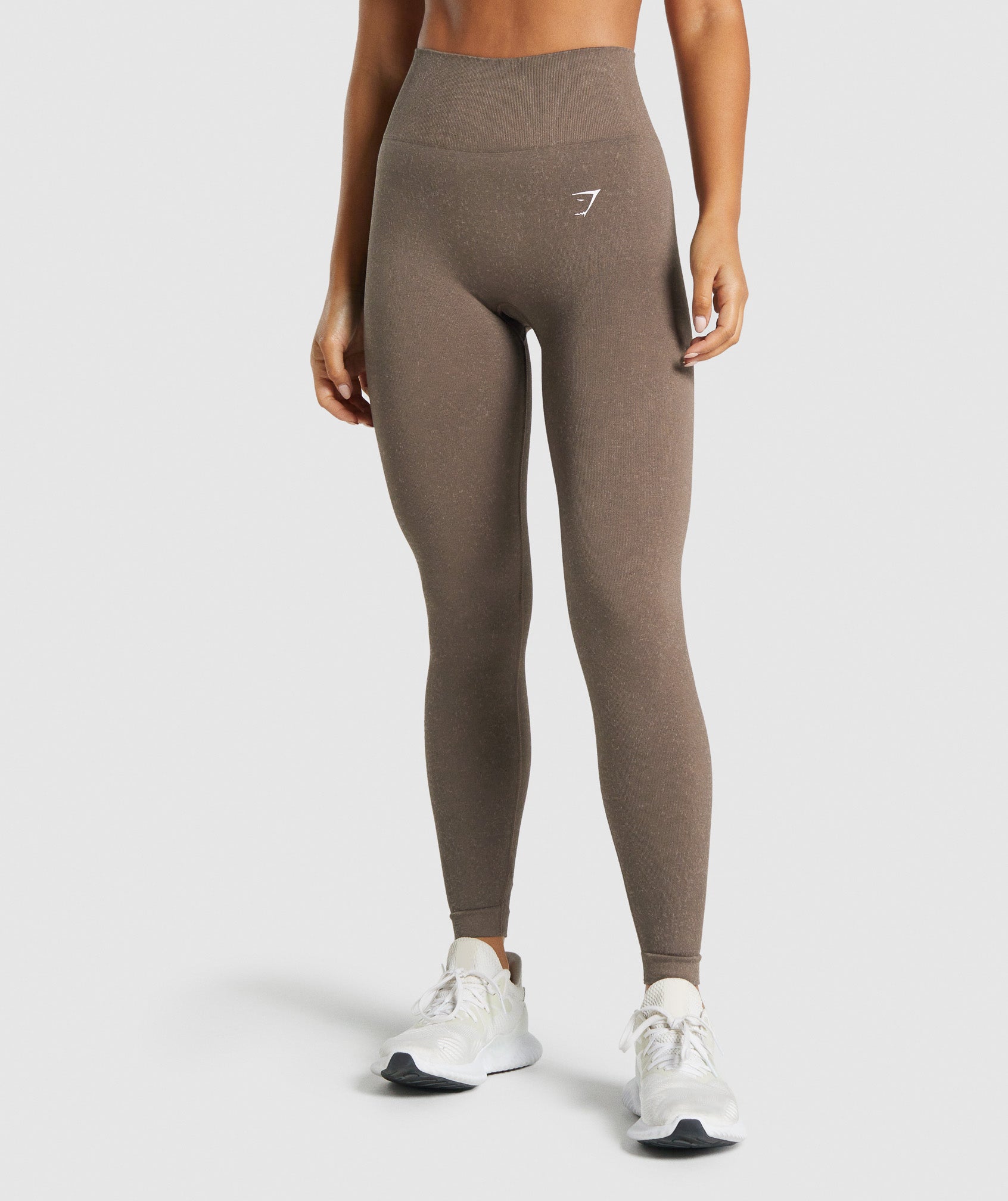 Adapt Fleck Seamless Leggings in Mineral | Brown - view 1