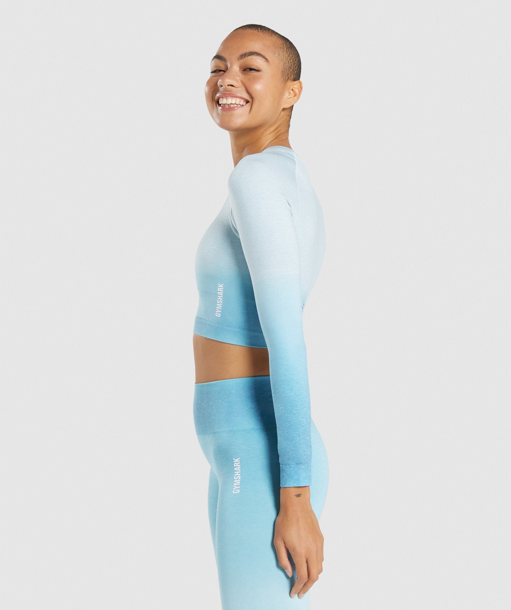 Gymshark Blue Adapt Ombre Seamless Leggings - $22 (45% Off Retail) - From  Maria