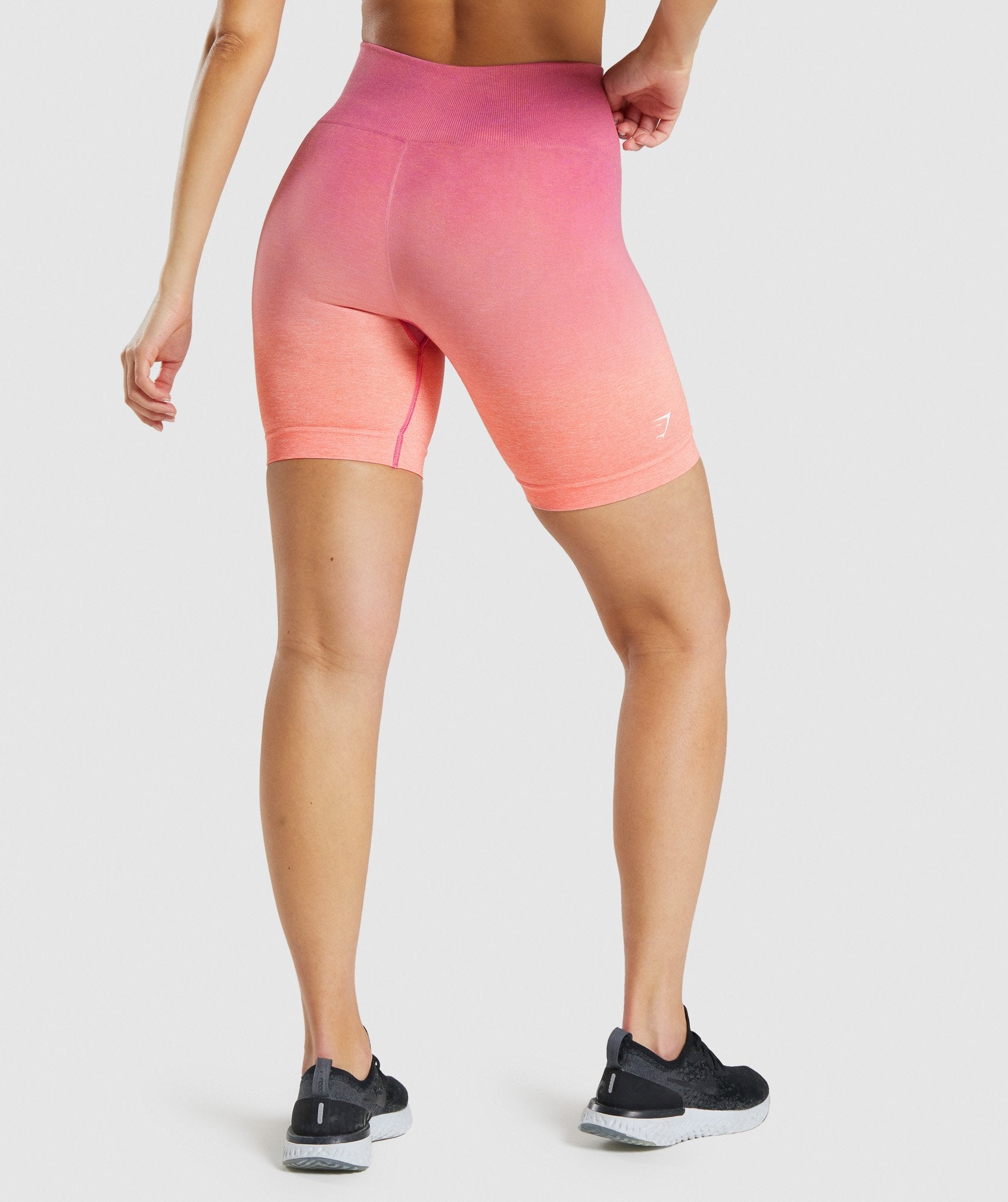 Gymshark Adapt Ombré Leggings in Orange Marl/Pink XS