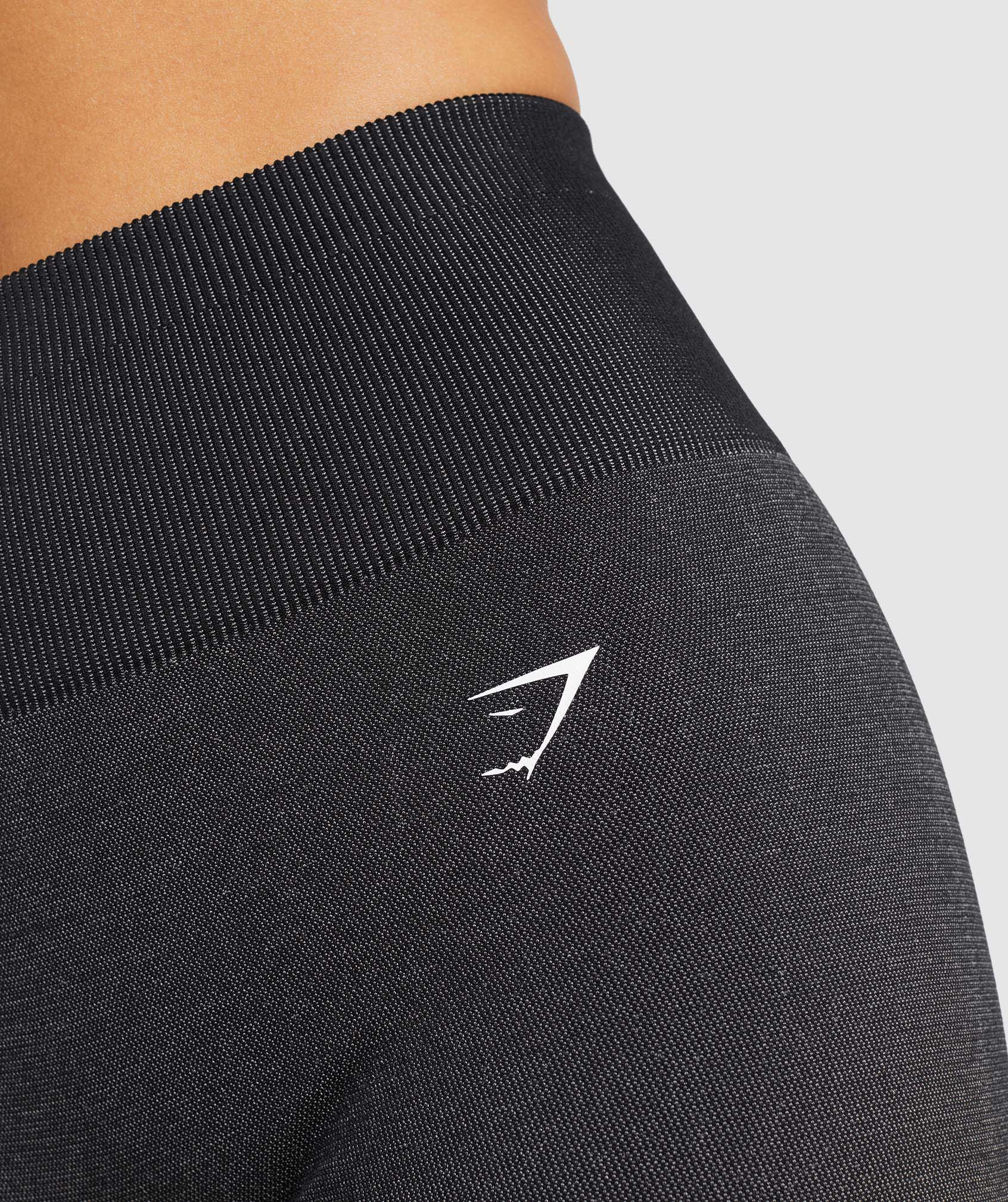 Gymshark | Ombre Gymshark Leggings | Black - Print Seamless Triangle Adapt