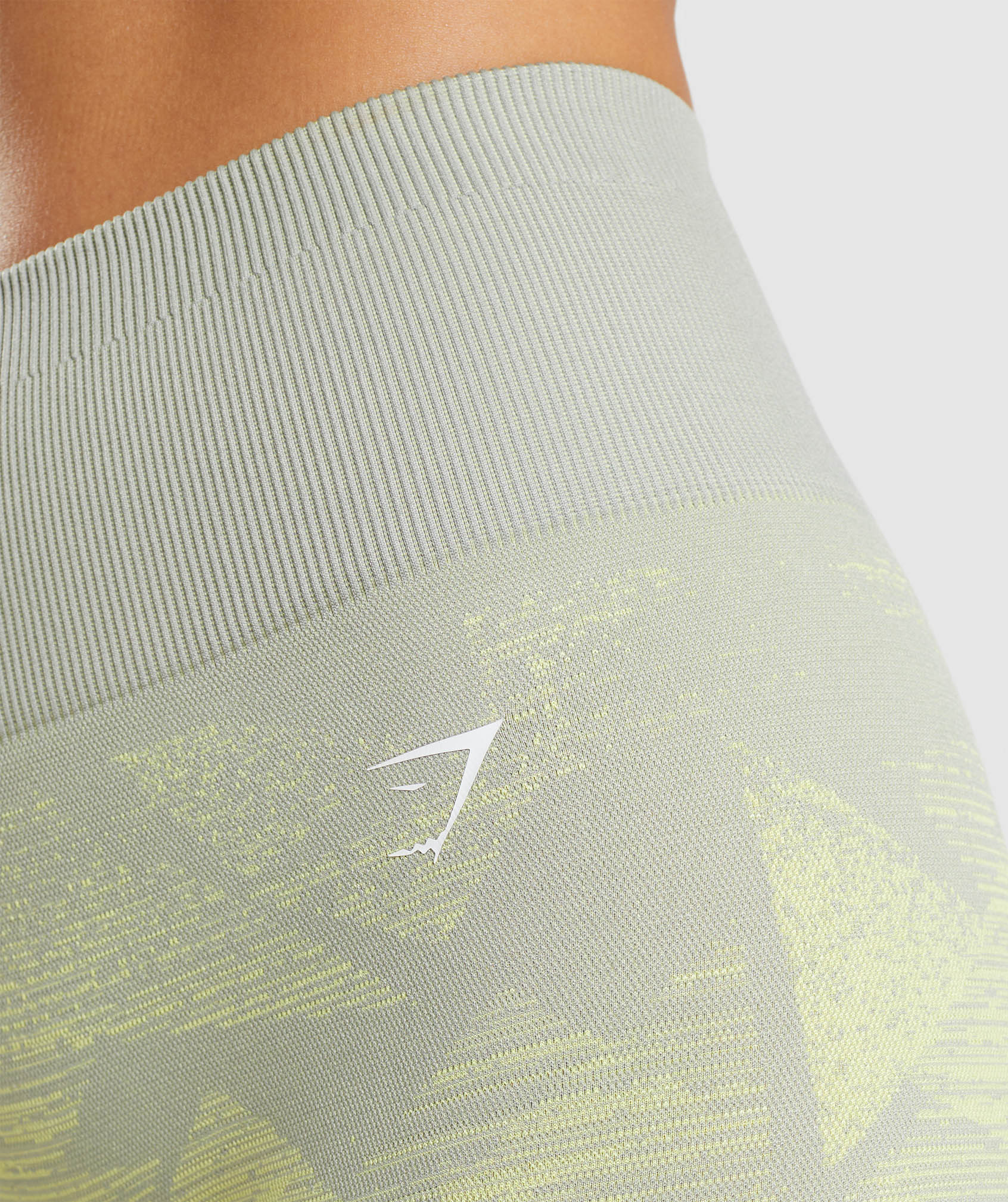 Gymshark Adapt Ombre Seamless Leggings - Triangle, Black Print