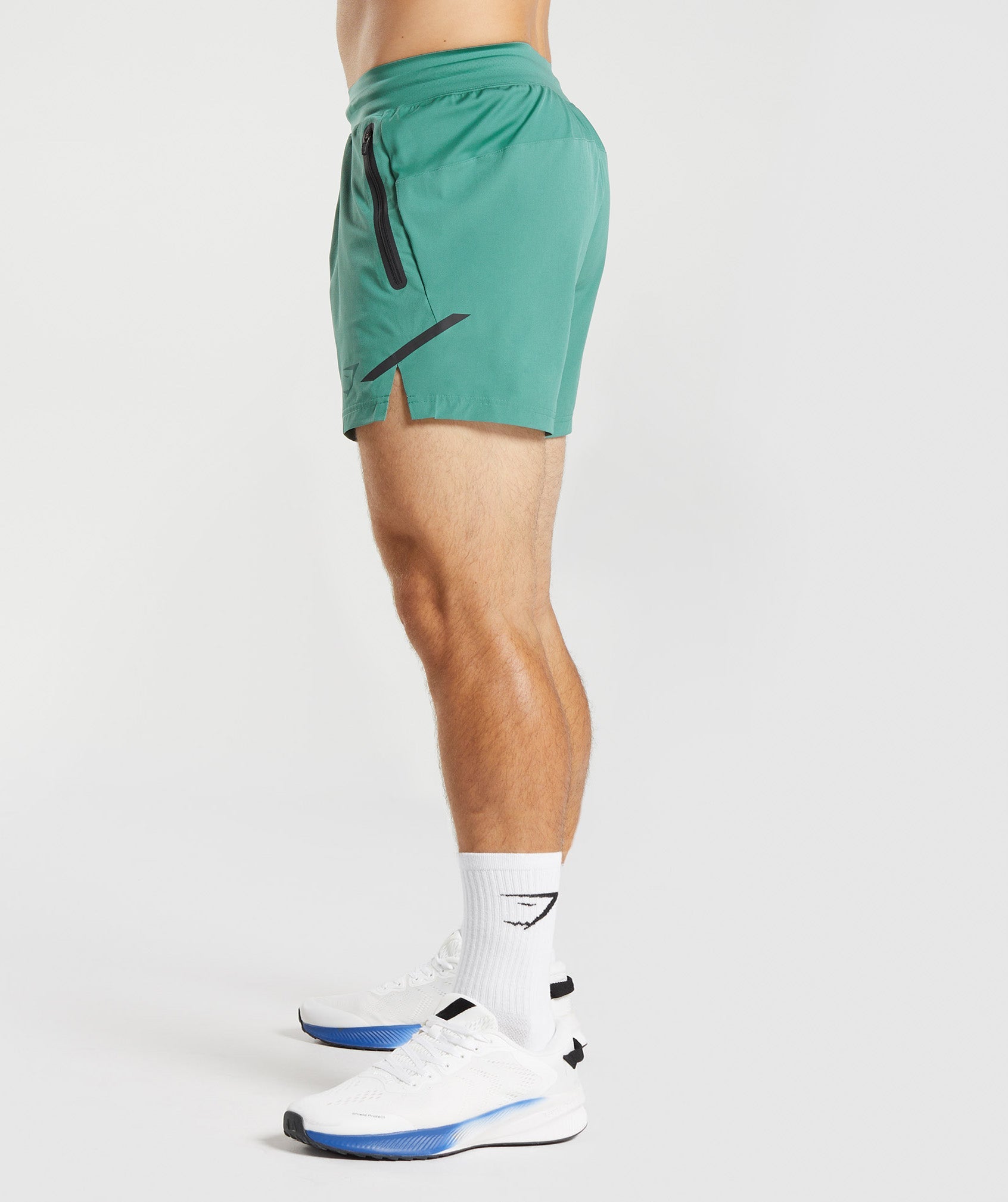 Apex 5" Perform Shorts in Hoya Green - view 3