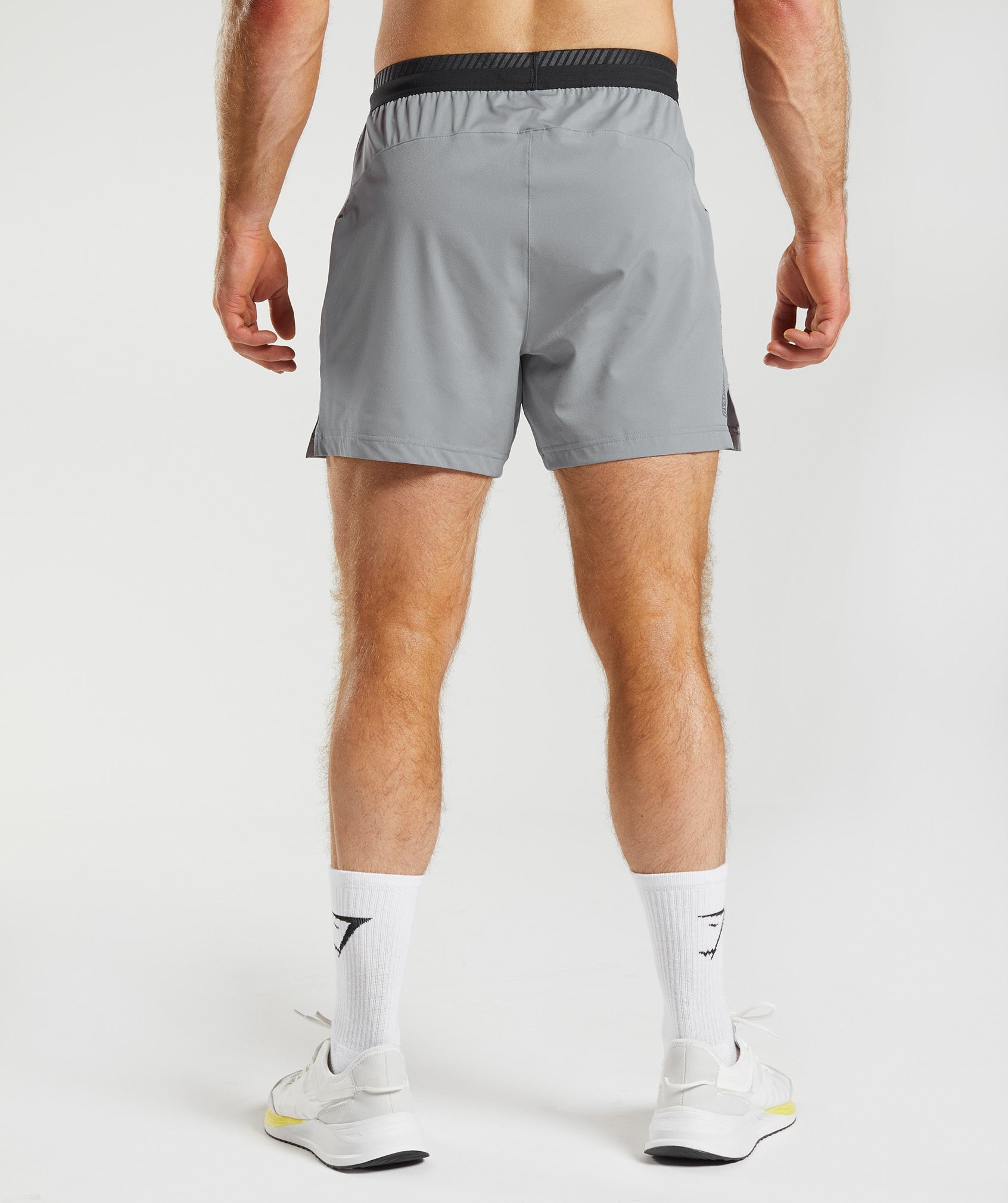Apex 5" Hybrid Shorts in Drift Grey - view 2