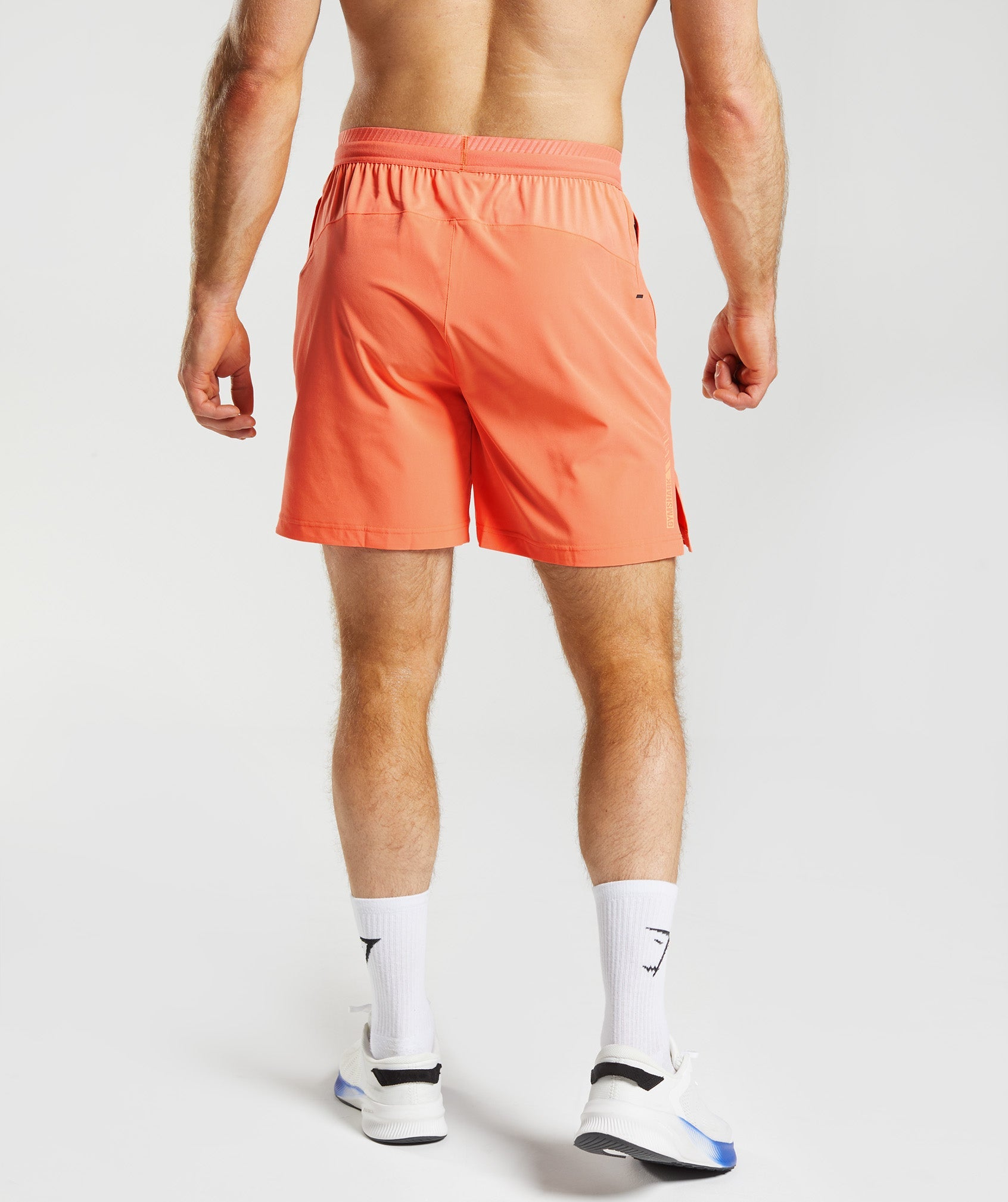 Apex 7" Hybrid Shorts in Solstice Orange - view 2