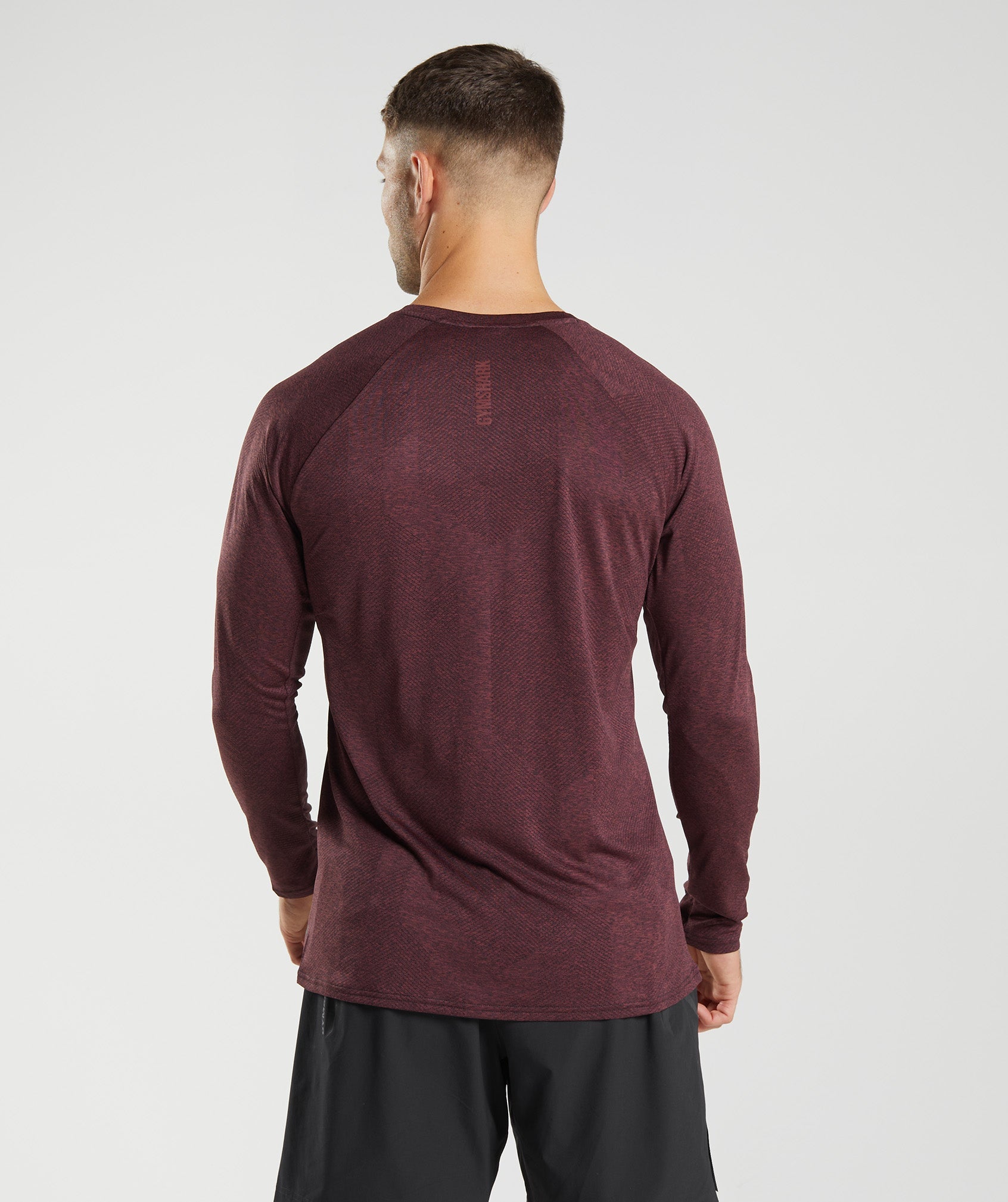 Apex Long Sleeve T-Shirt in Cherry Brown - view 2