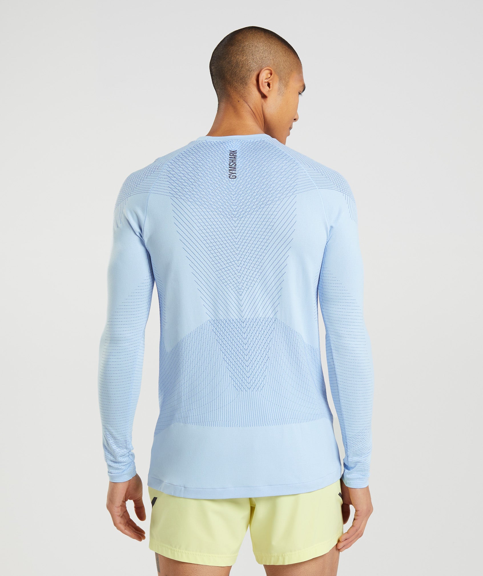 Gymshark Apex Long Sleeve T-Shirt - Atlantic Blue/Shark Blue