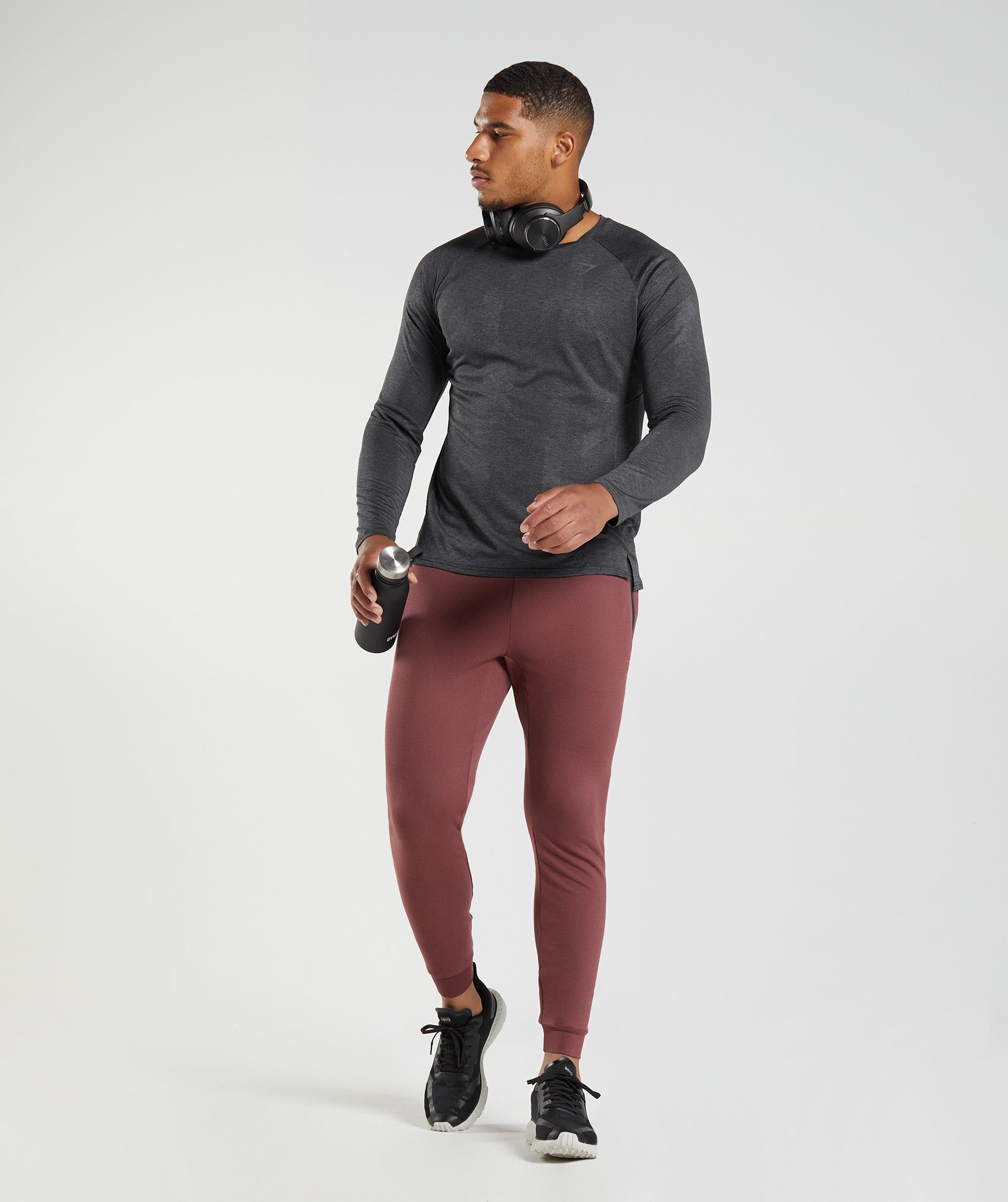 Apex Technical Joggers in Cherry Brown - view 4