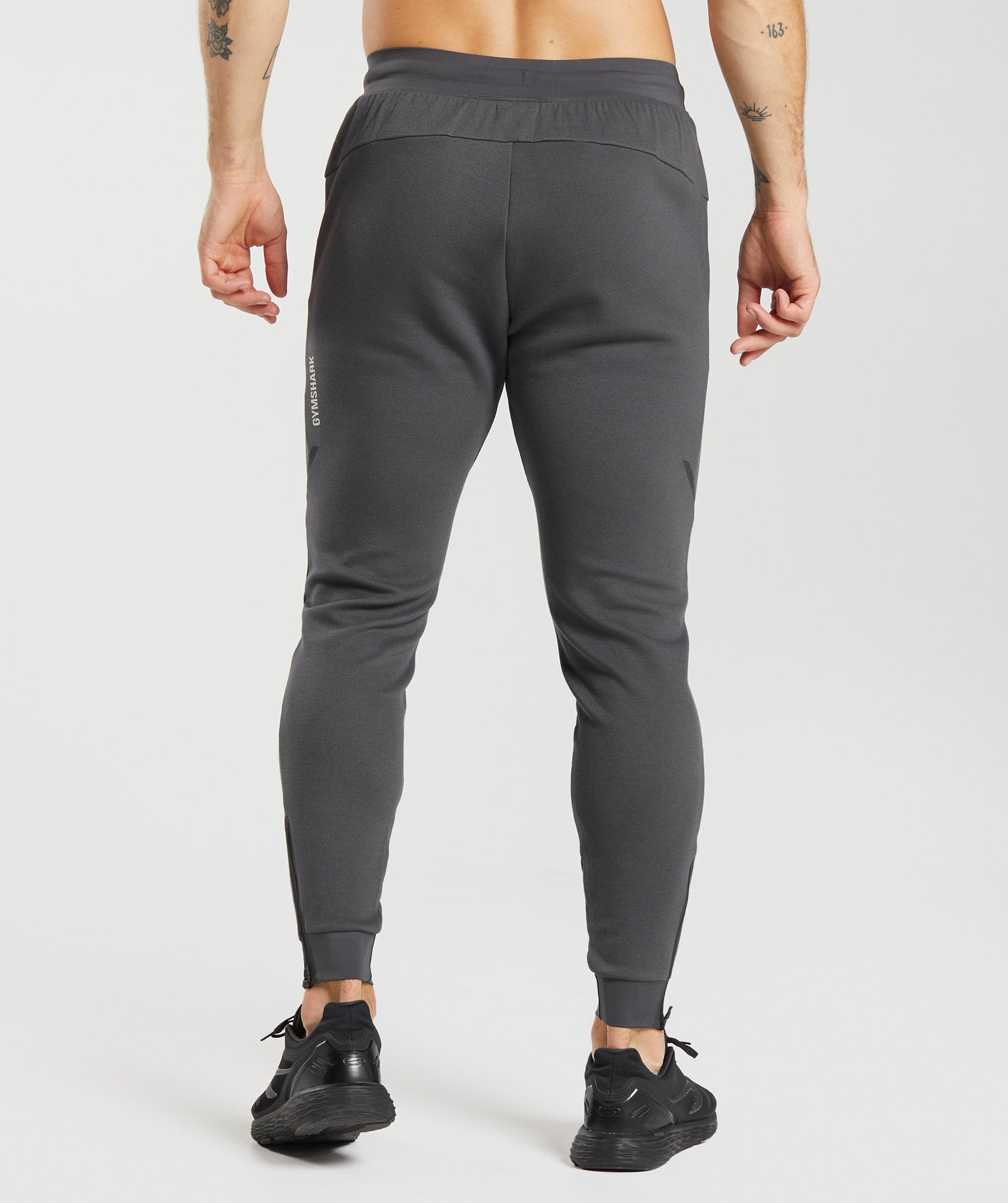 Gymshark Apex Seamless High Rise Leggings - Onyx Grey/Lavender