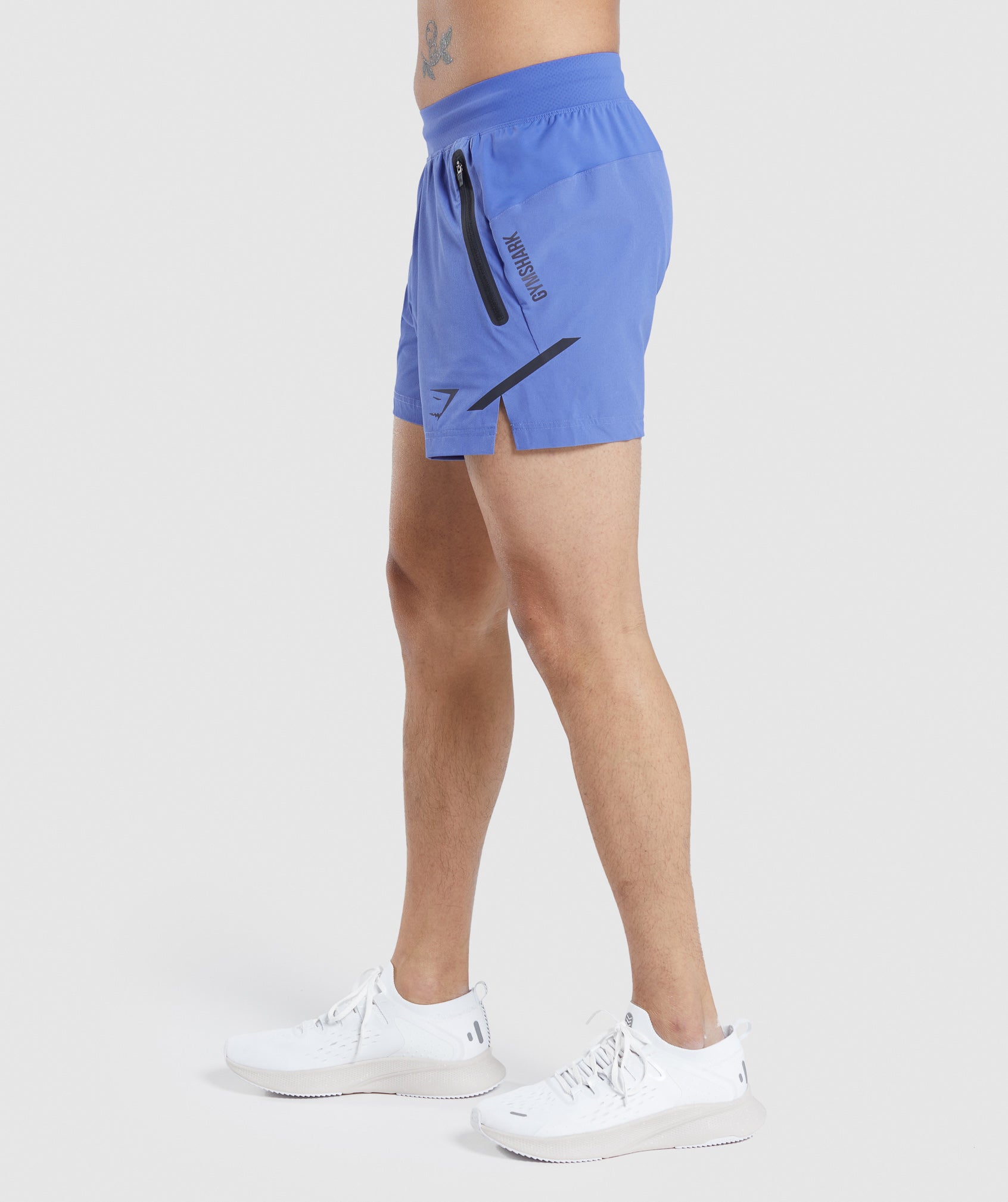 Apex 5" Perform Shorts in Court Blue - view 2