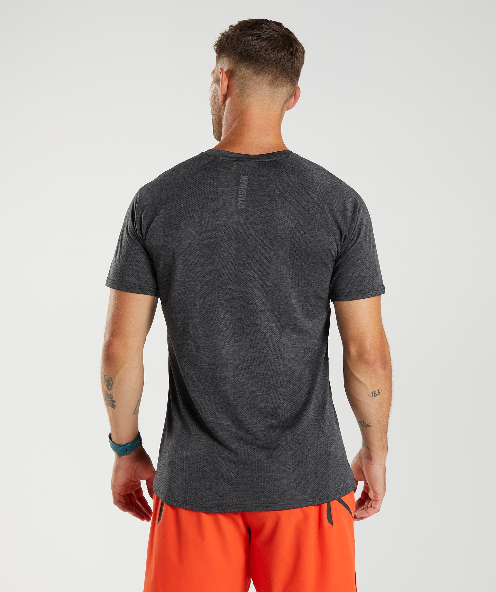 Apex T-Shirt in Black/Silhouette Grey - view 2