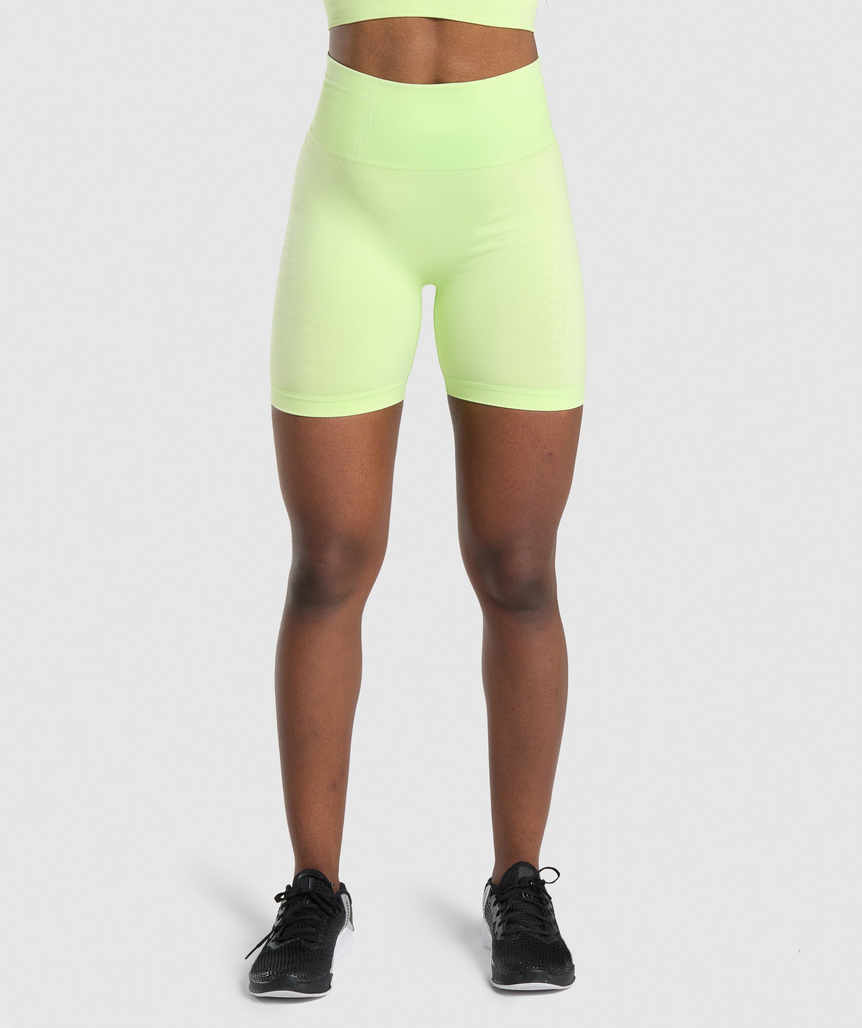 Apex Seamless Shorts in Green/Light Green - view 1