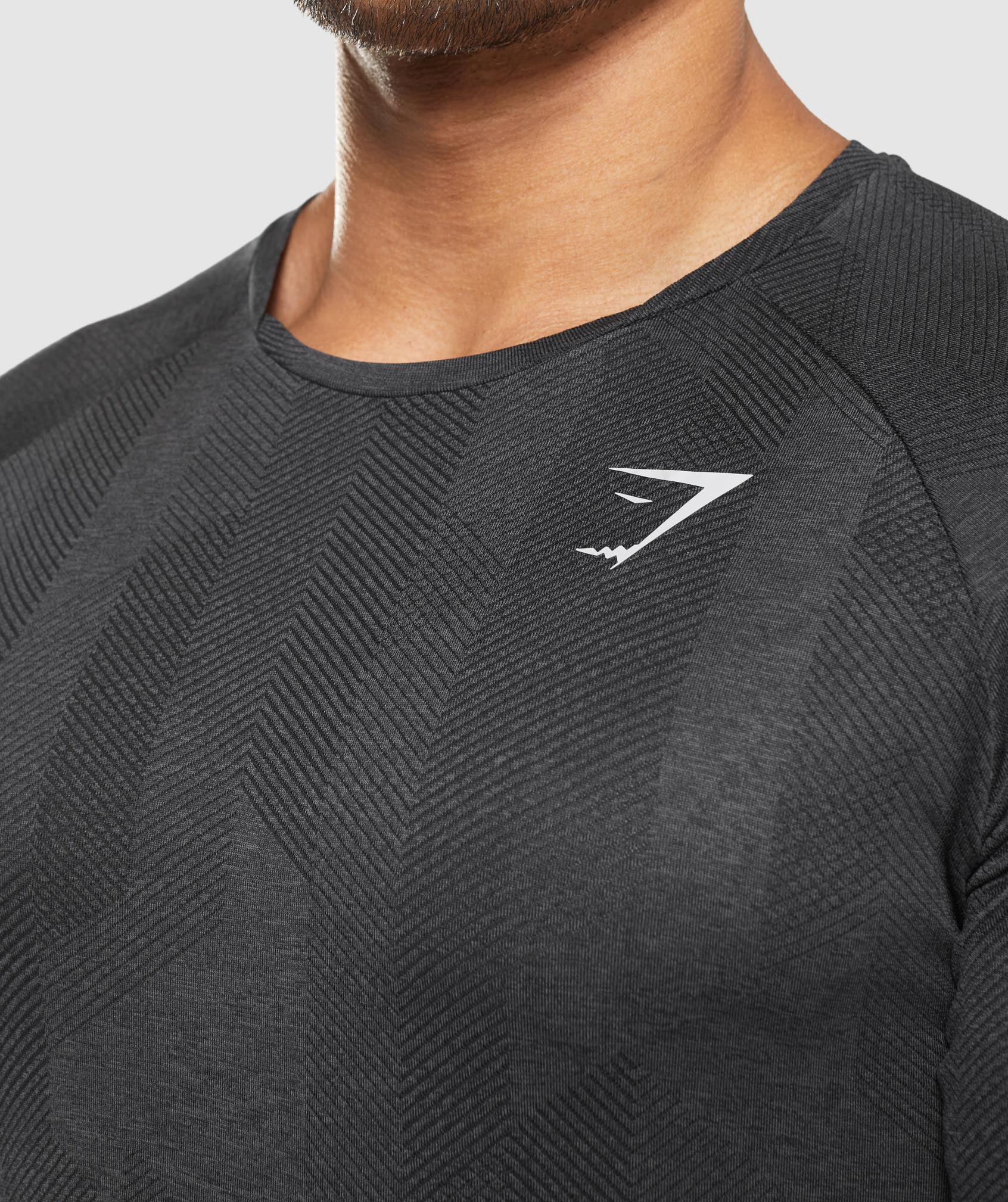 Rare Grey Gymshark Onyx V2 Shirt