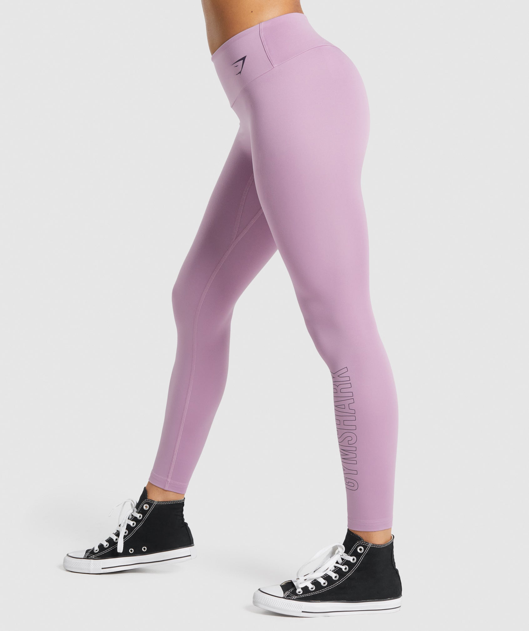 Gymshark Women's S Training Graphic Leggings Purple Logo High Rise GLL – B  Squared Liquidation