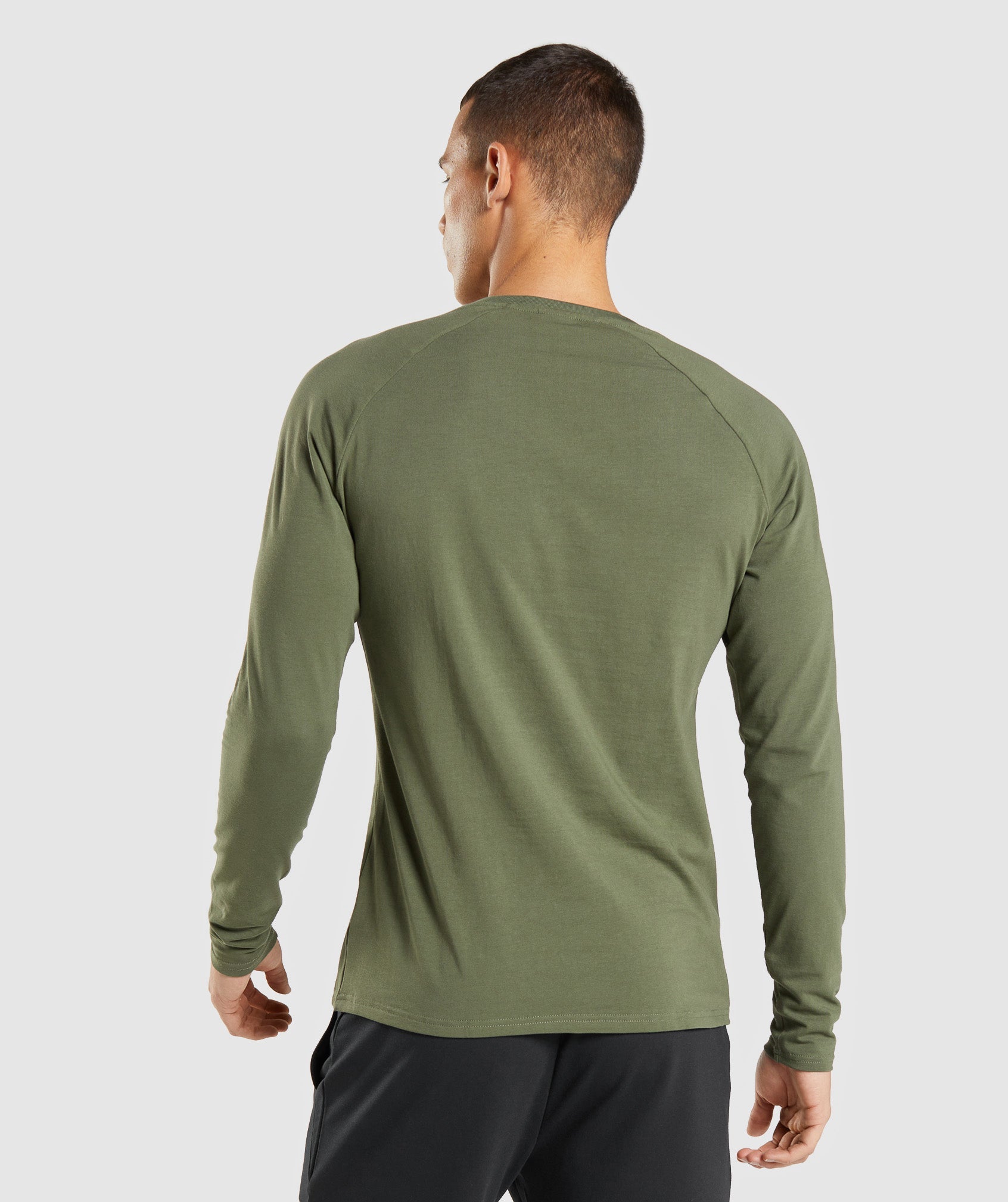 Apollo Long Sleeve T-Shirt in Core Olive - view 3
