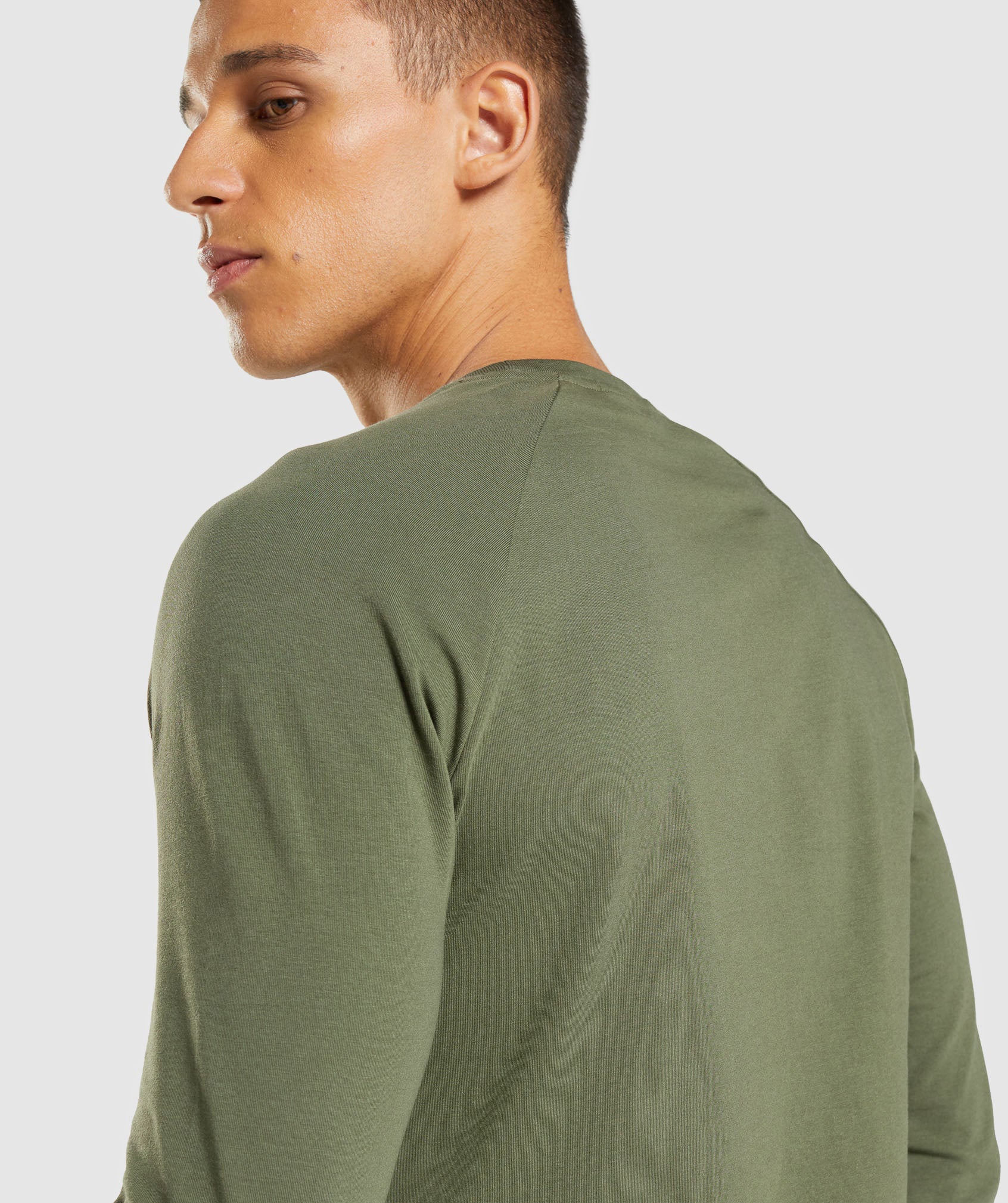 Apollo Long Sleeve T-Shirt in Core Olive - view 7