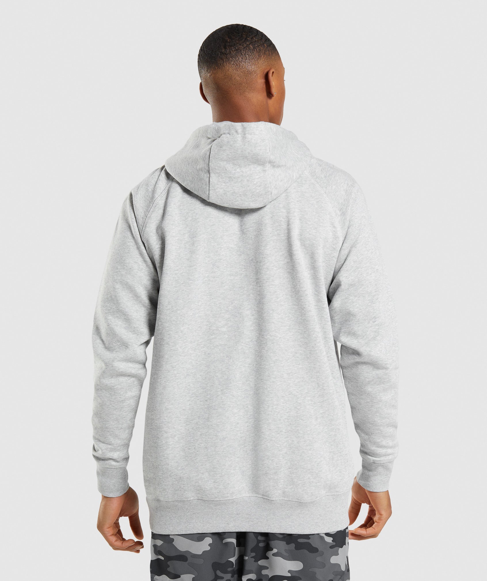 Apollo Hoodie in Light Grey Core Marl - view 2