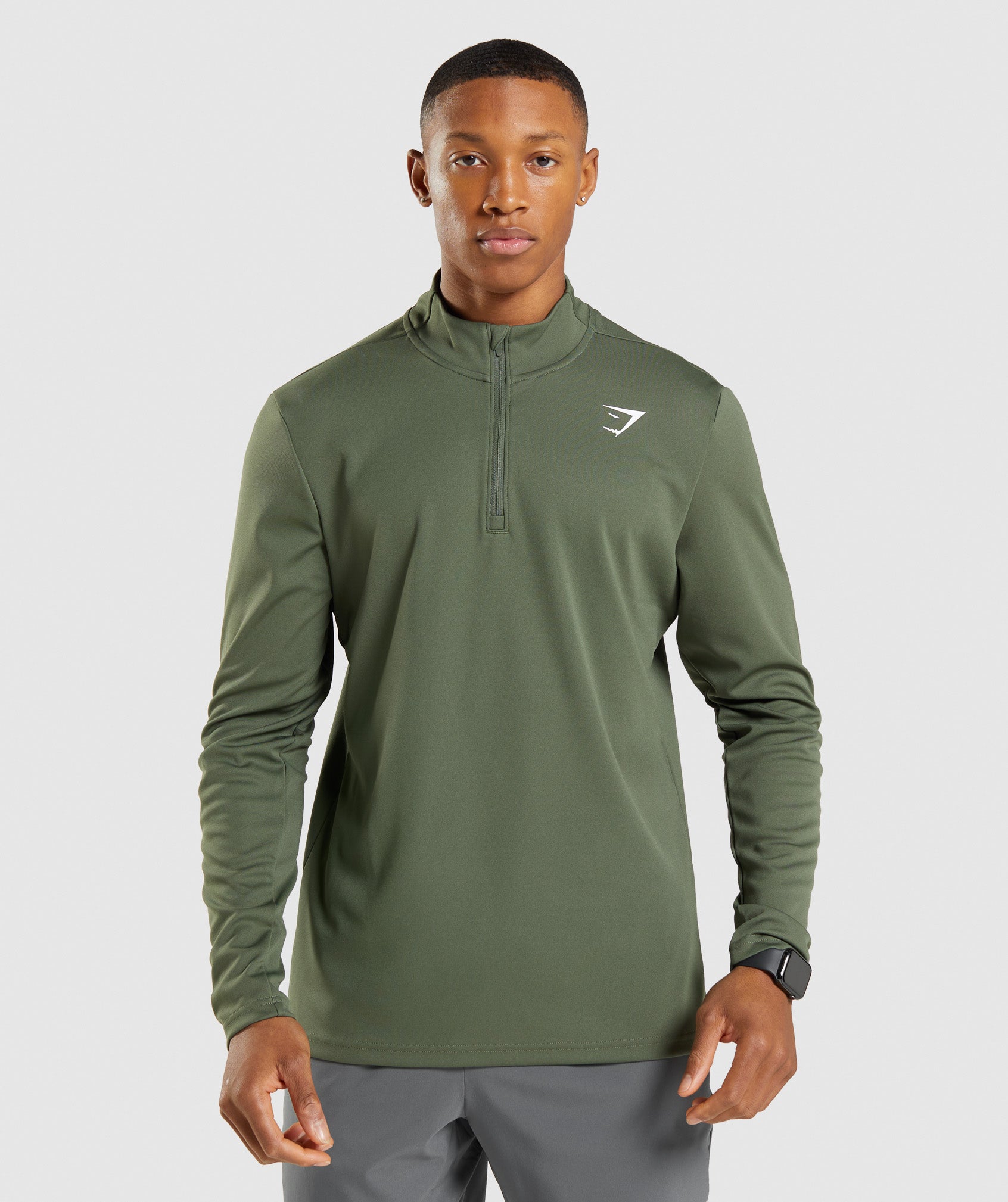 Arrival 1/4 Zip Pullover in Core Olive - view 1