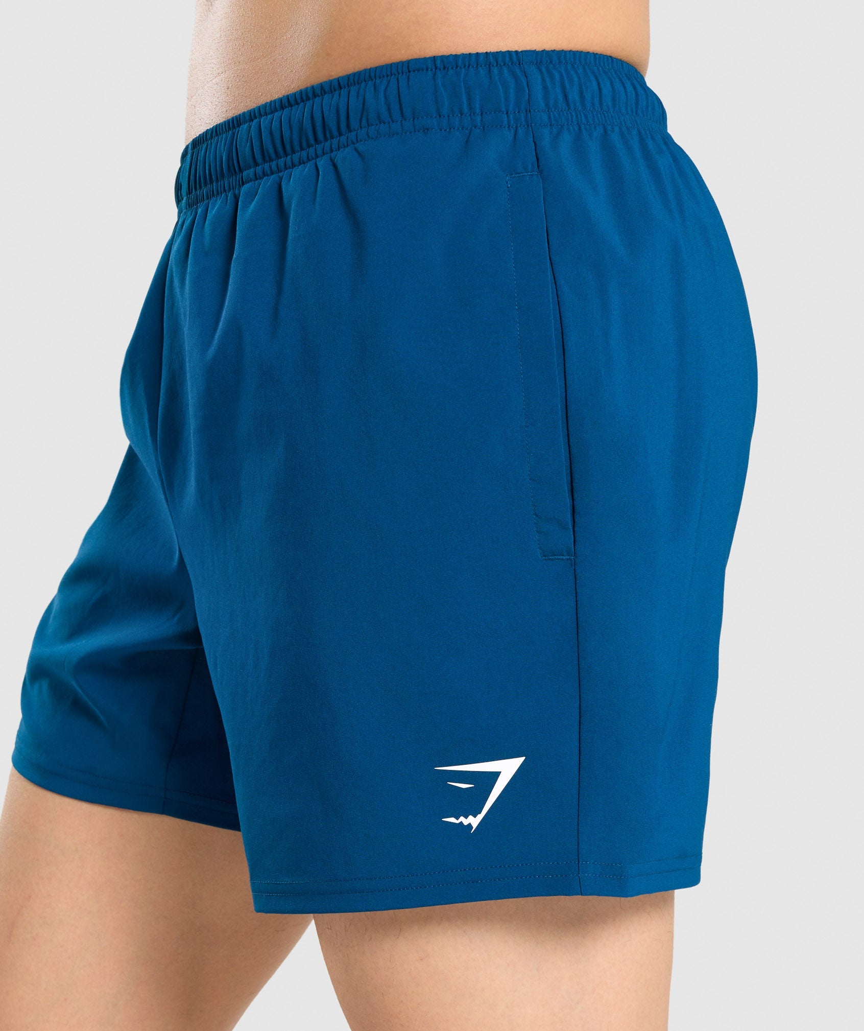Arrival 5" Shorts in Petrol Blue - view 6