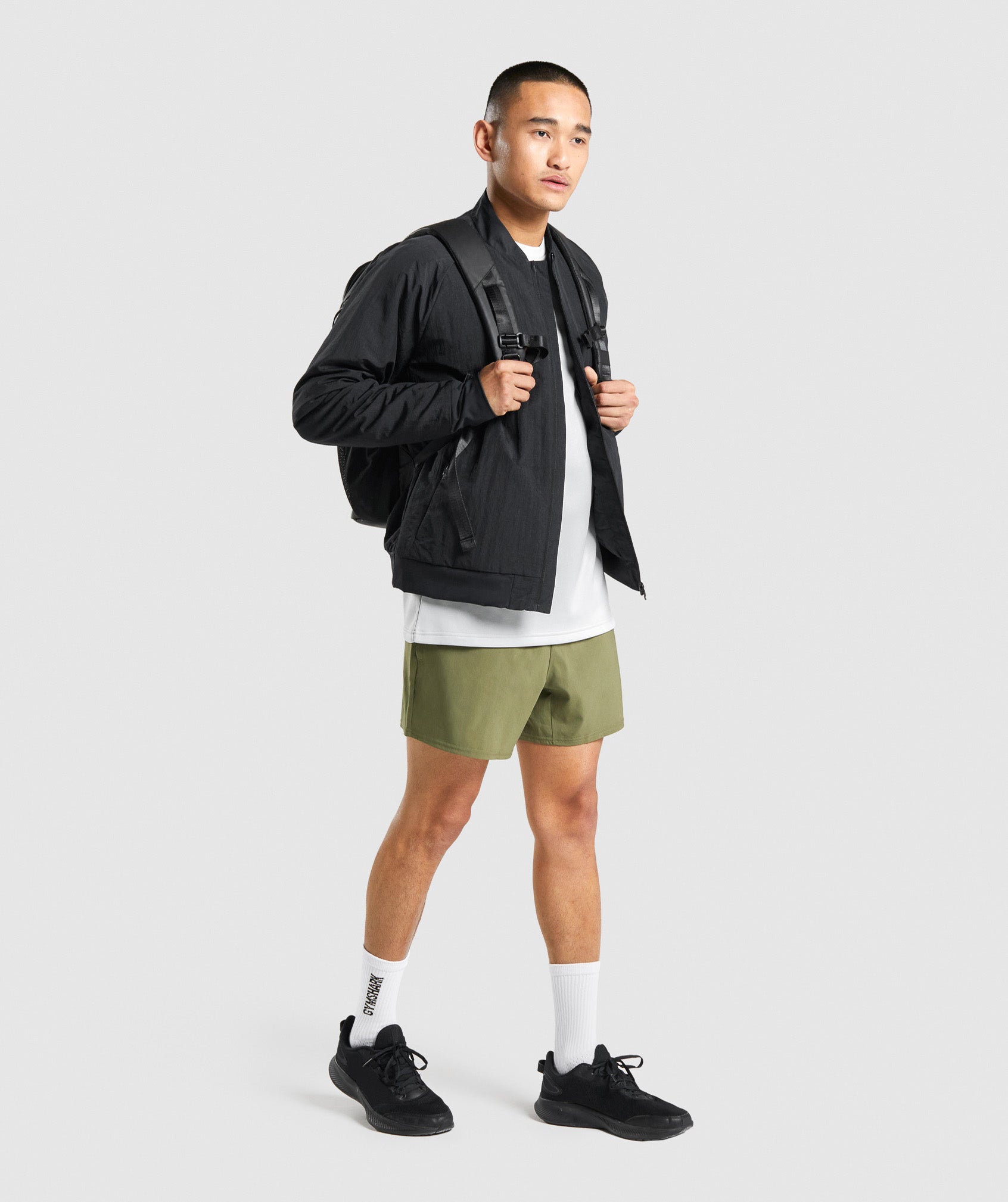Arrival 5" Shorts in Dark Green - view 4