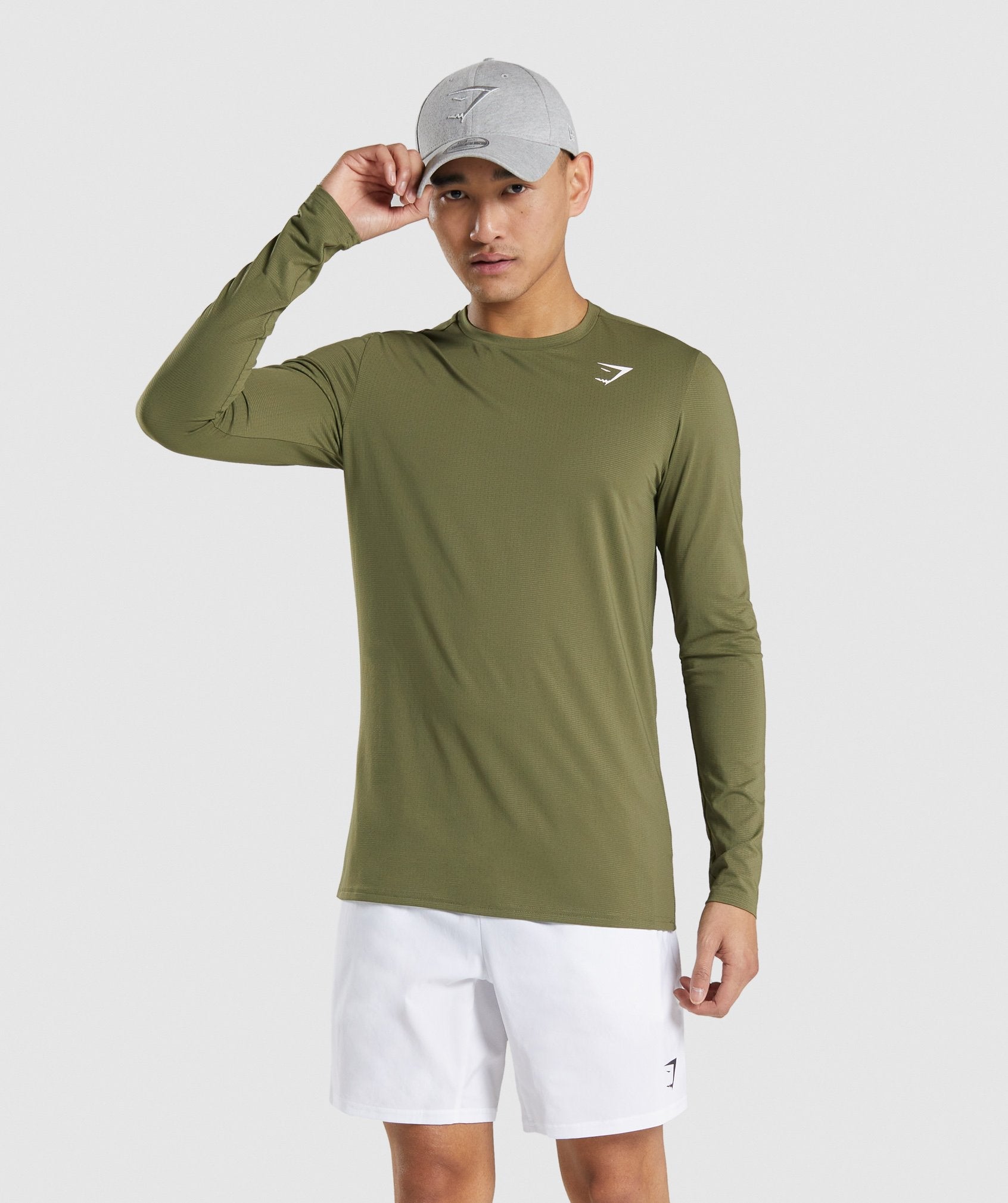 Arrival Long Sleeve T-Shirt in Dark Green - view 1
