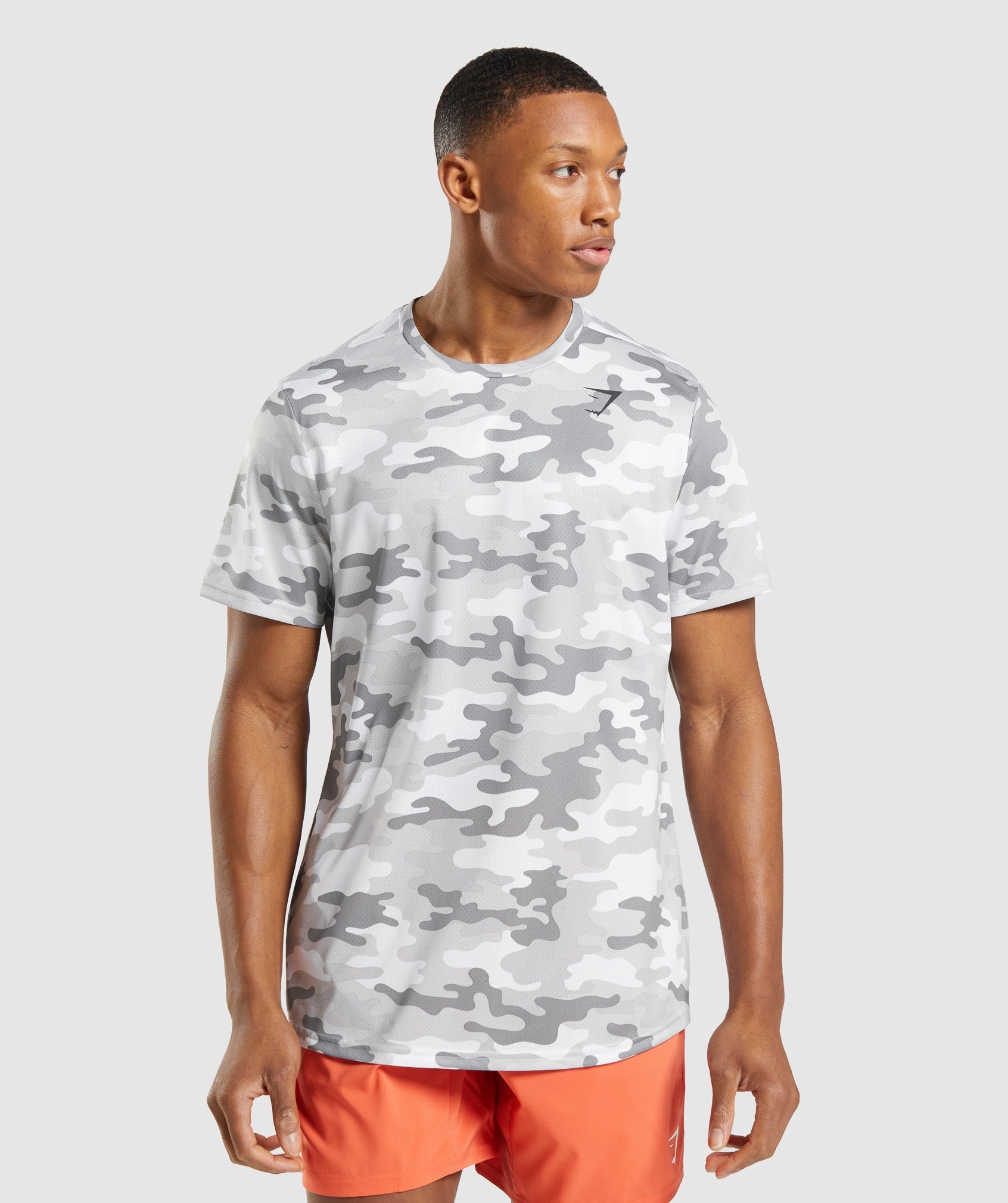 Arrival T-Shirt in Light Grey Print - view 1