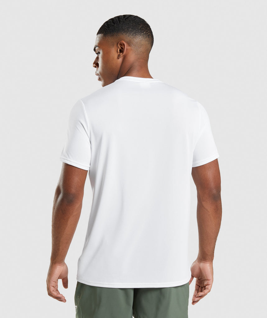 Gymshark Arrival Regular Fit T-Shirt - White | Gymshark