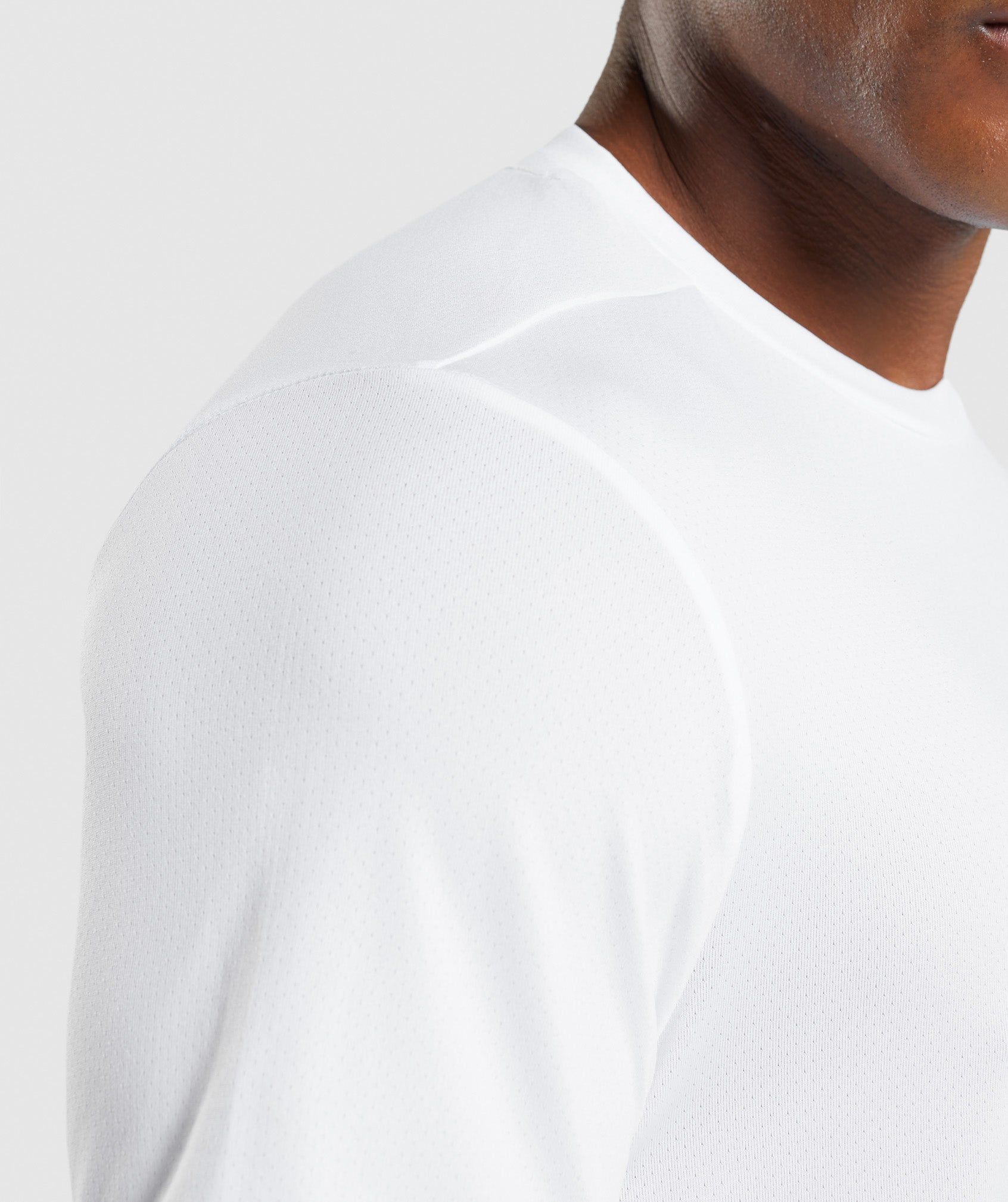 Shorts Gymshark  Arrival Long Sleeve Graphic T-Shirt - White