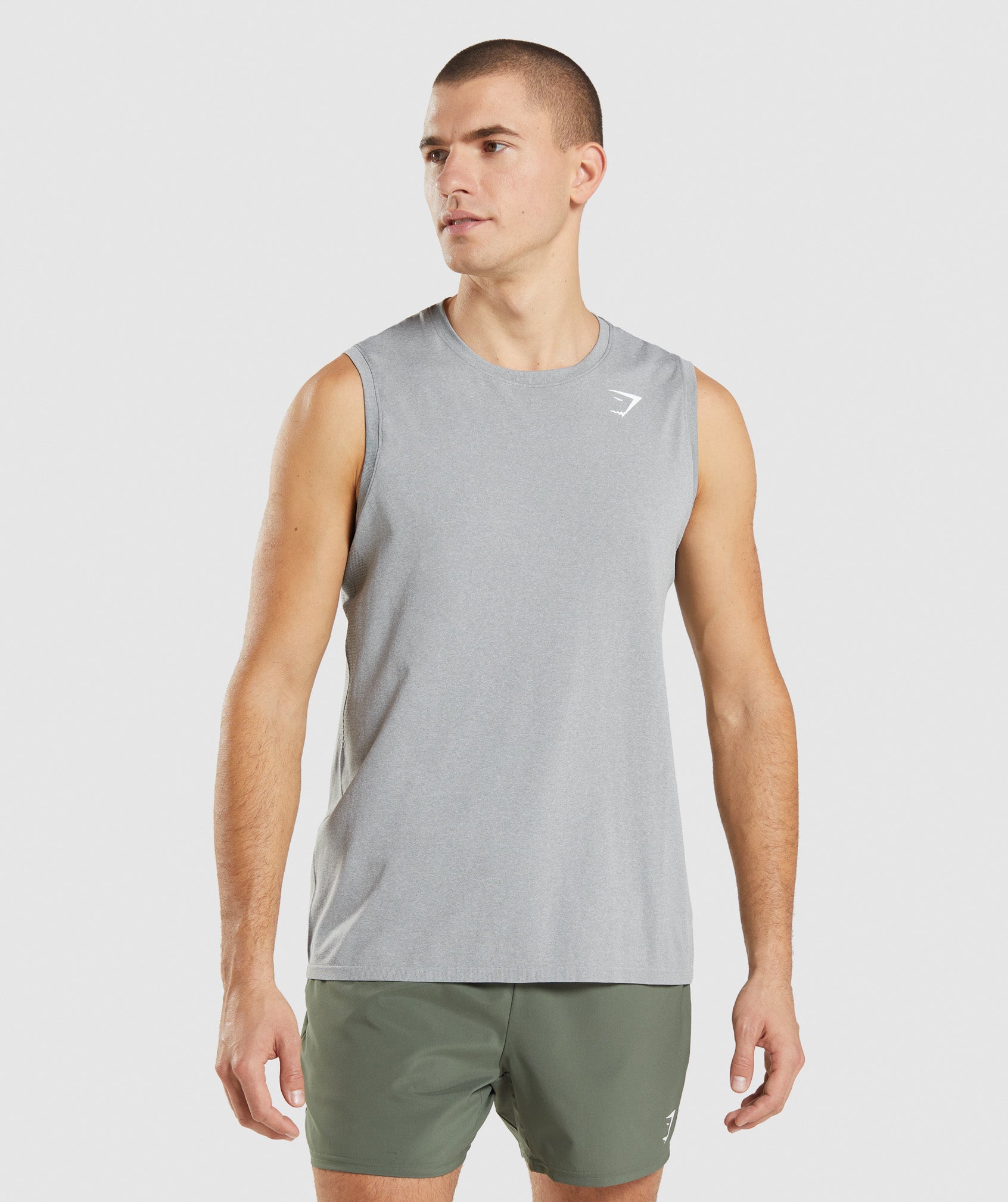 Arrival Seamless Tank in Grey - view 1
