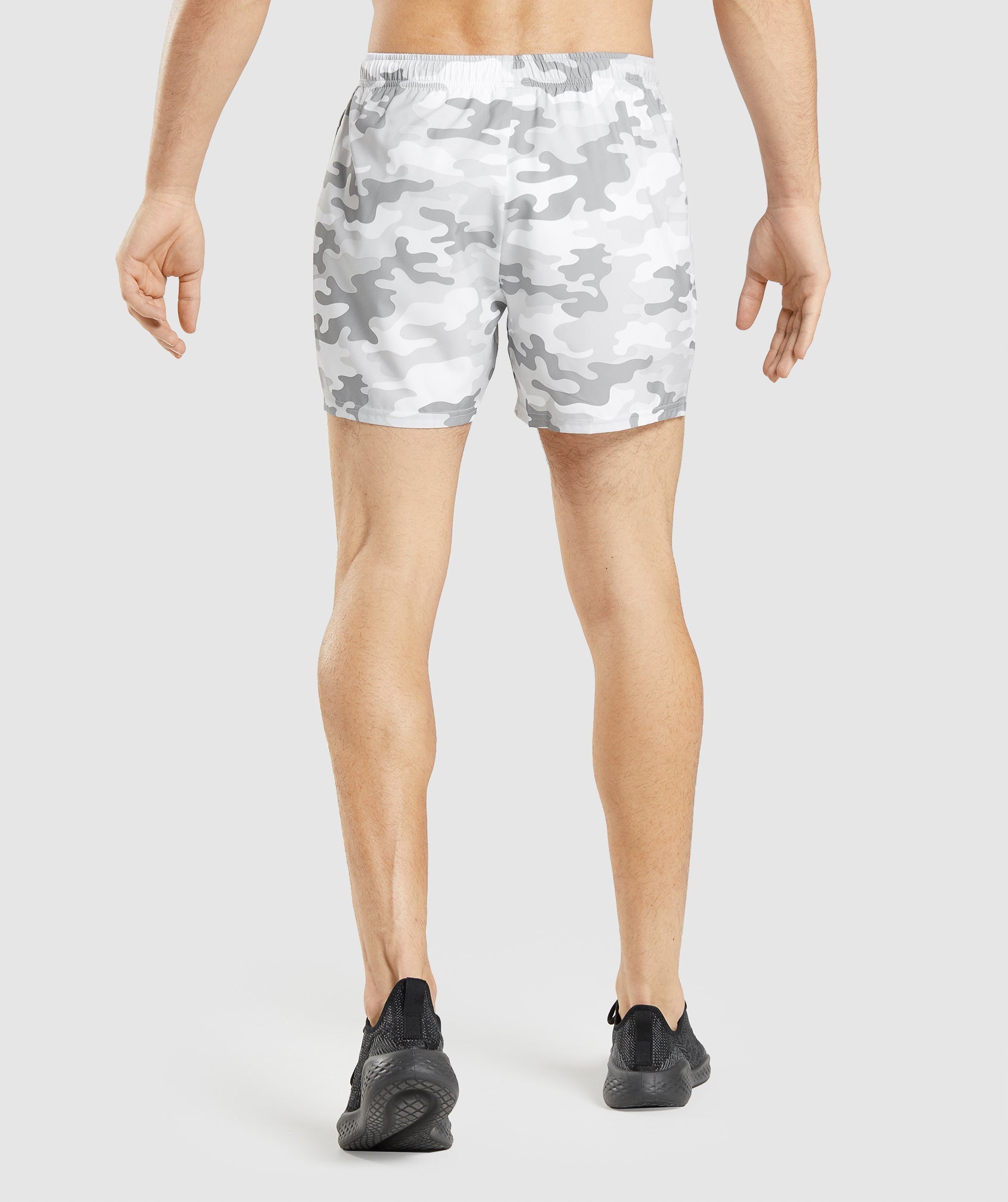 Arrival 5" Shorts in Light Grey Print - view 2