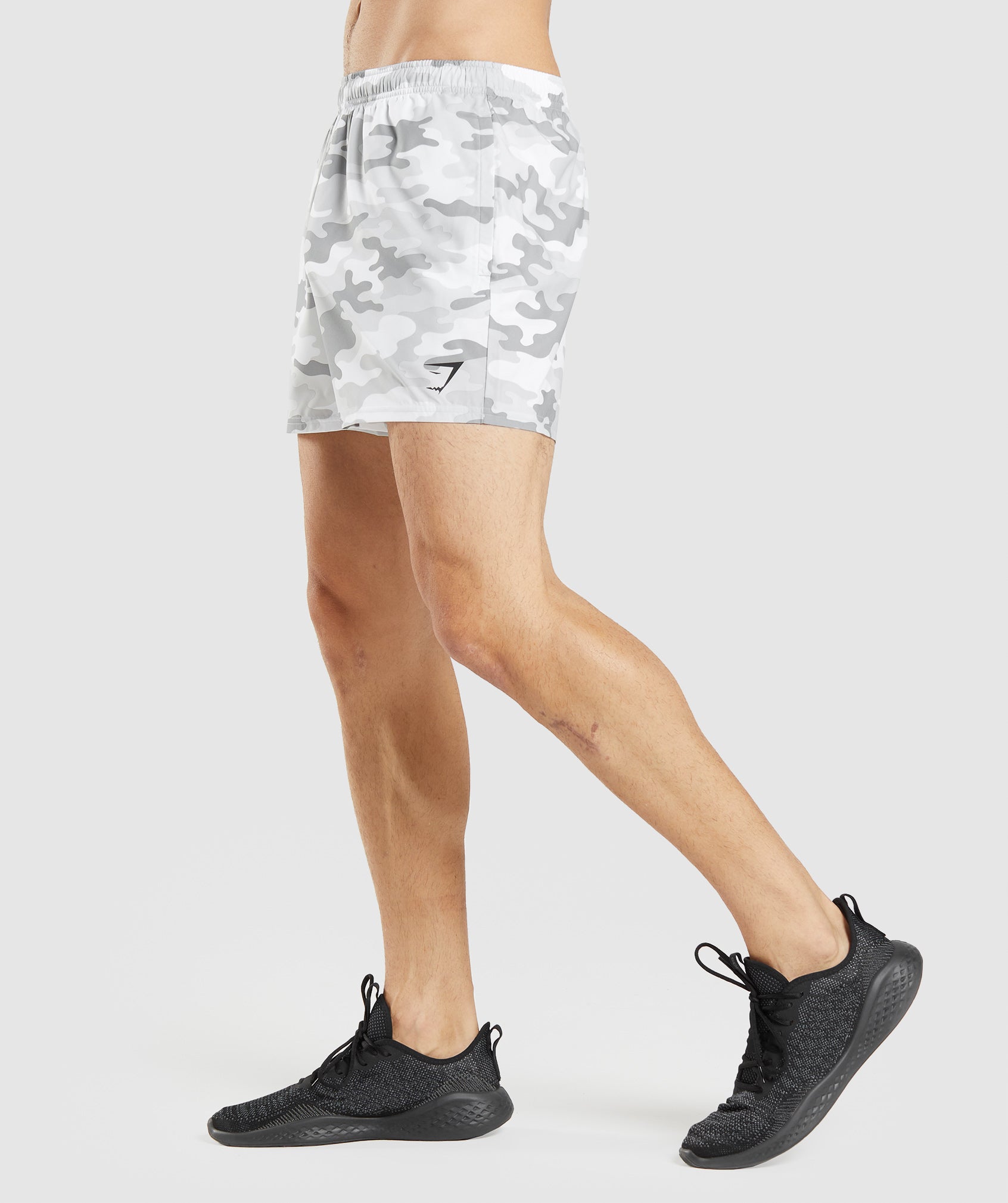 Arrival 5" Shorts in Light Grey Print - view 3