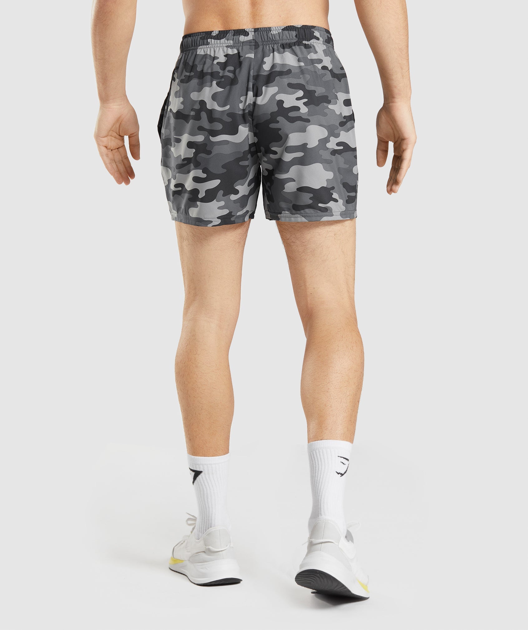 Arrival 5" Shorts in Grey Print - view 2