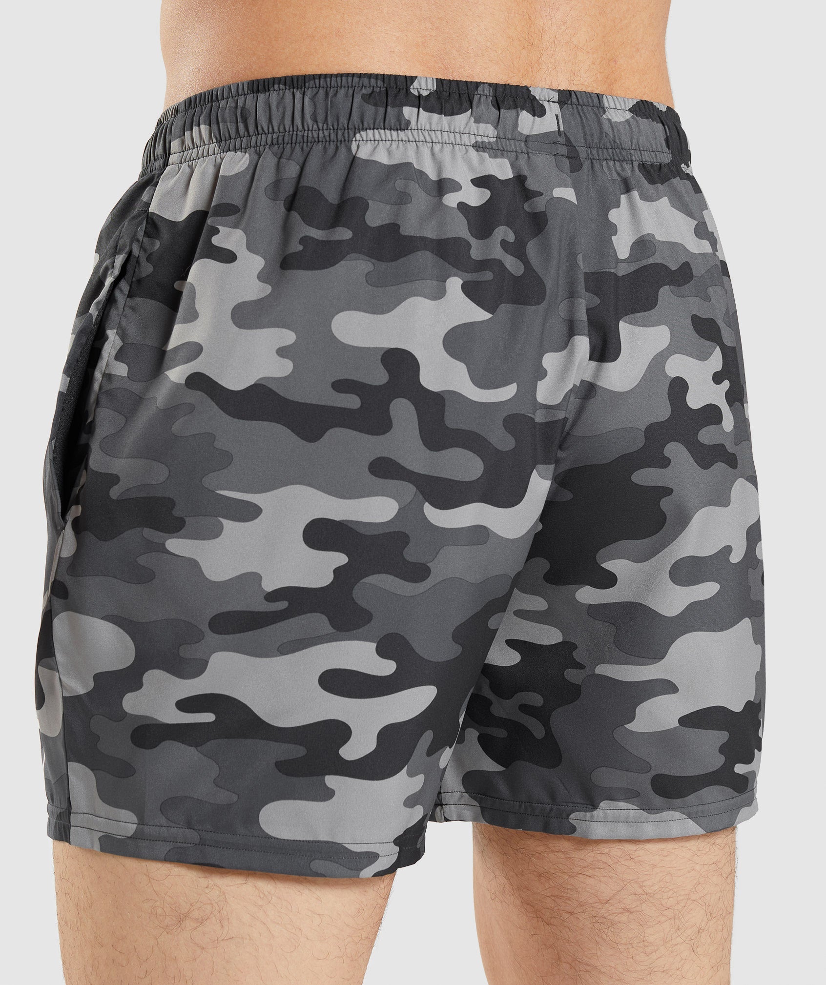 Arrival 5" Shorts in Grey Print - view 4