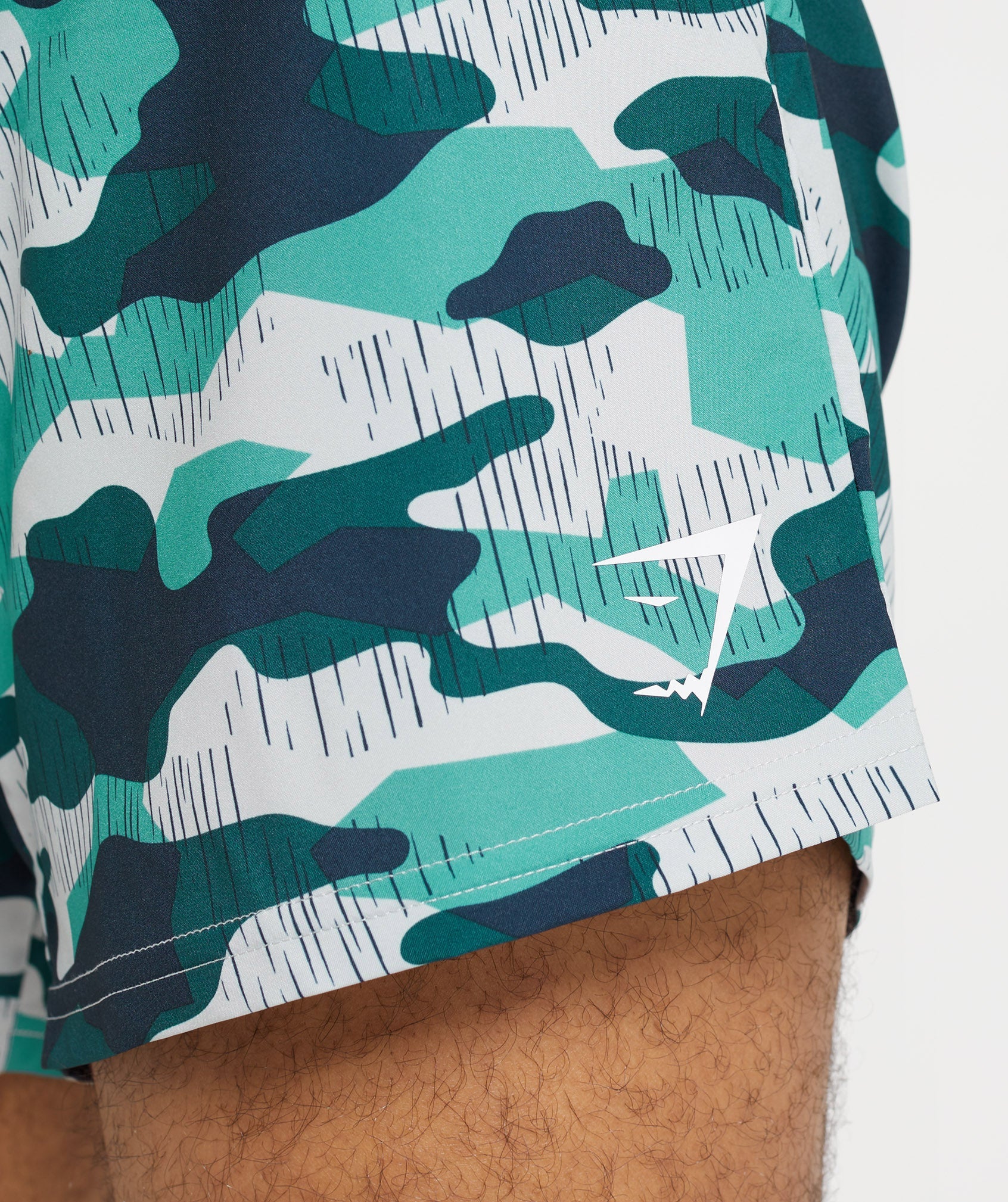 Arrival 7" Short in Fauna Teal Print - view 3