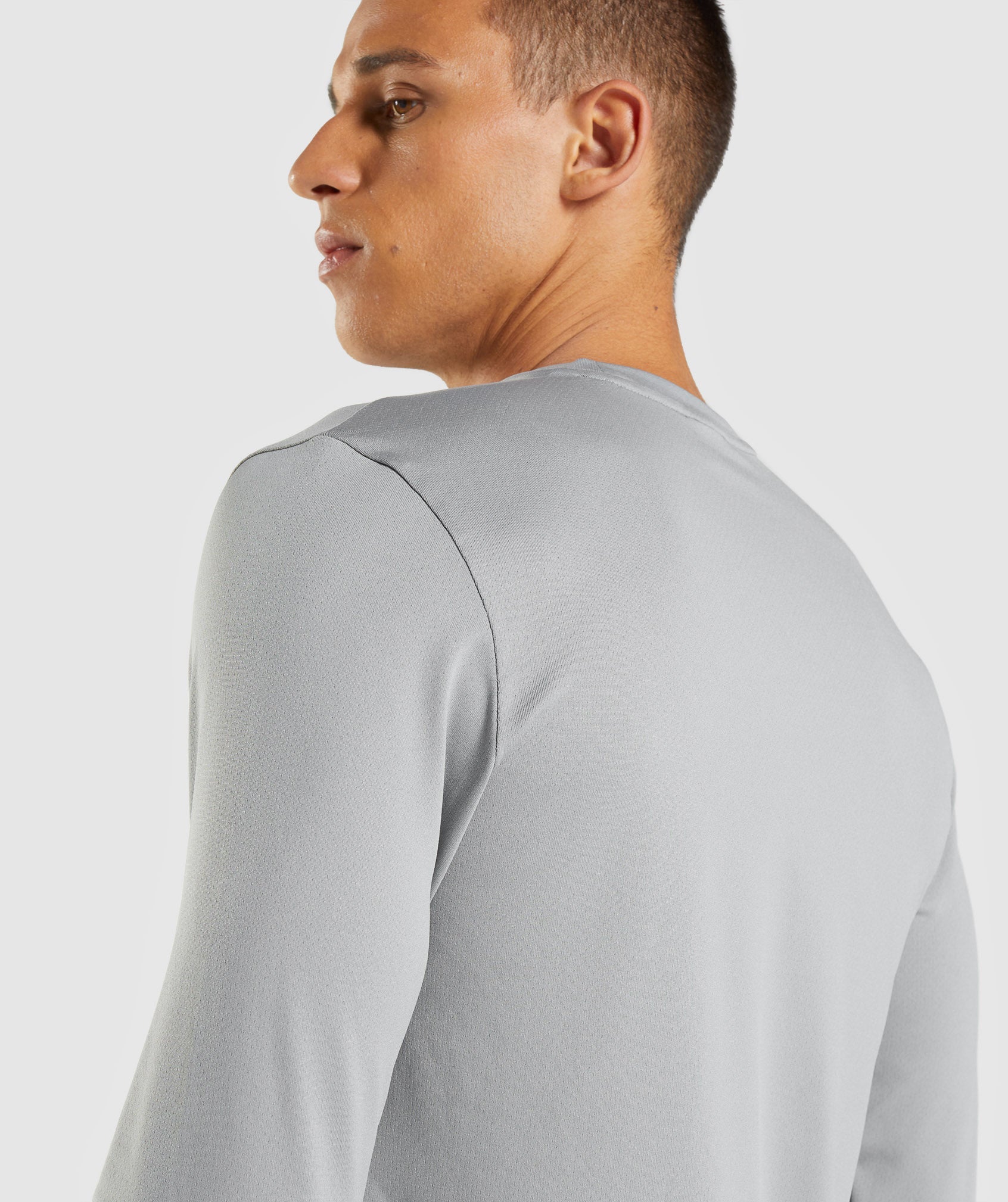 Gymshark Arrival Long Sleeve T-Shirt - Smokey Grey