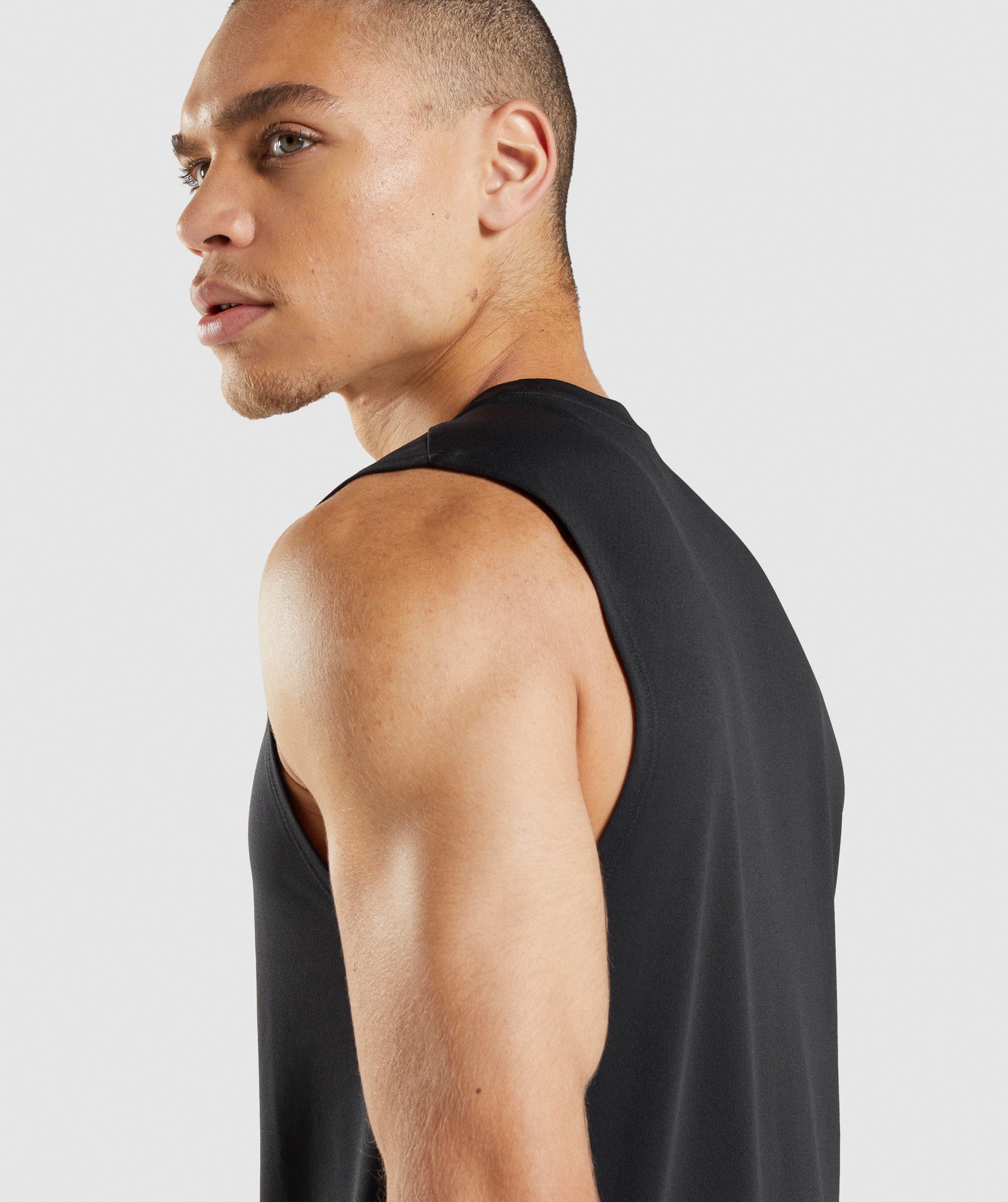 Gymshark Arrival Sleeveless T-Shirt - Black