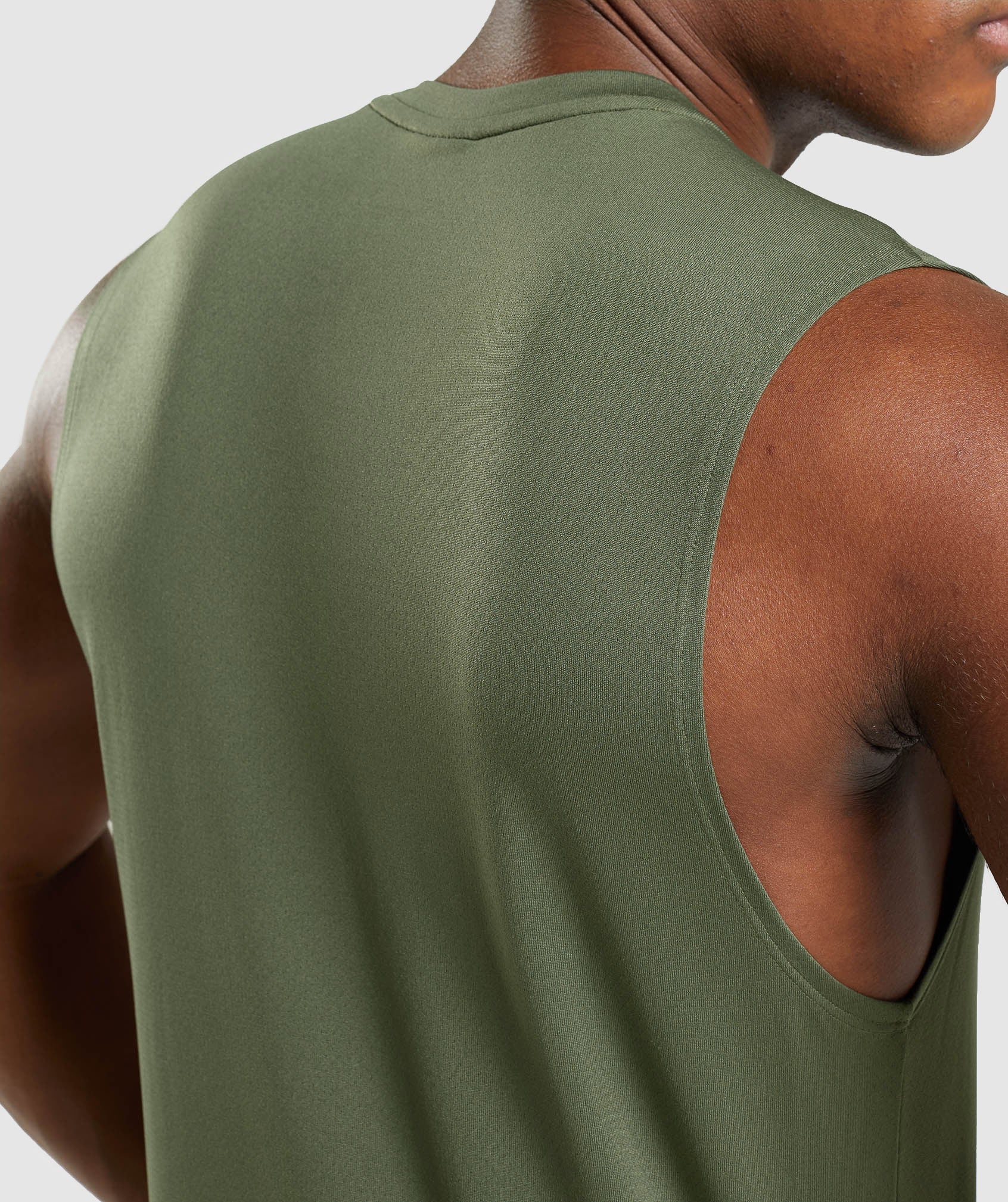 Arrival Sleeveless T-Shirt in Core Olive - view 6