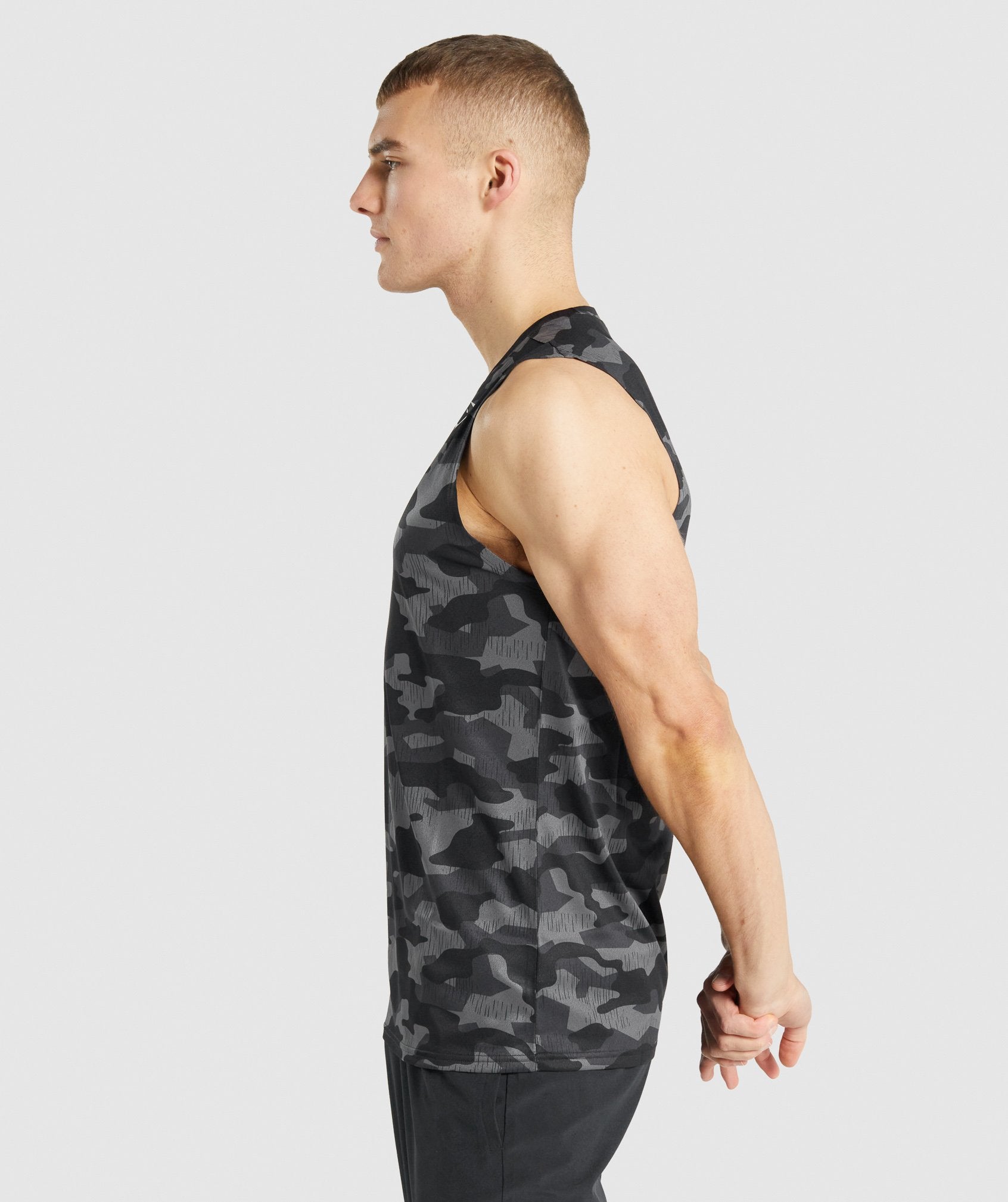 Gymshark Arrival Sleeveless T-Shirt - White