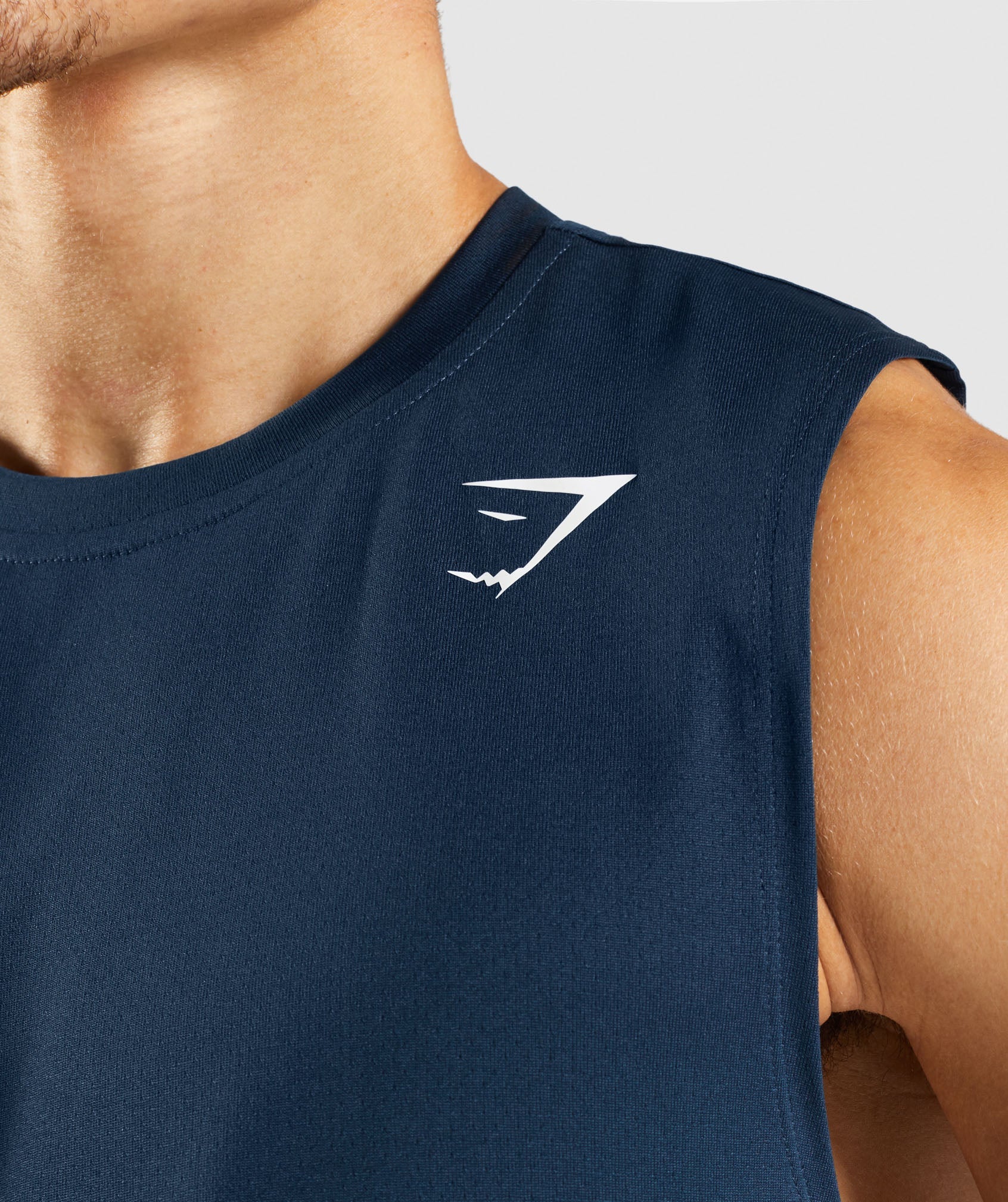 Arrival Sleeveless T-Shirt in Navy - view 6