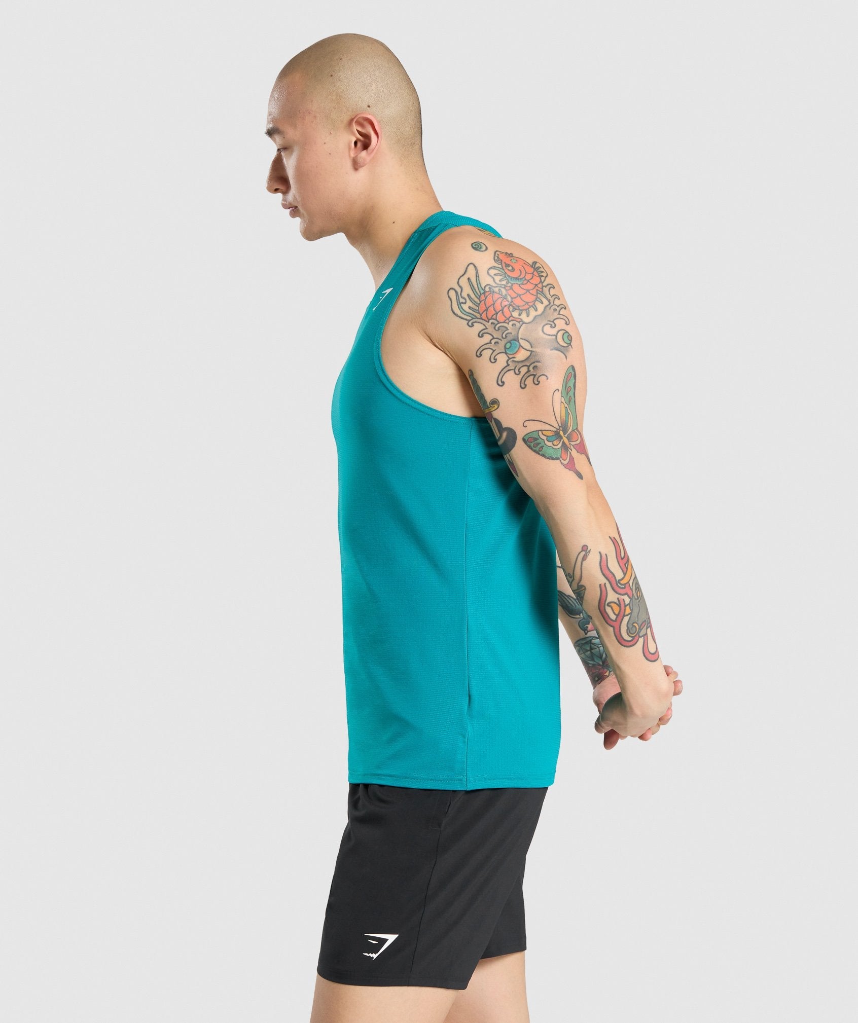 Arrival Tank in Teal - view 4