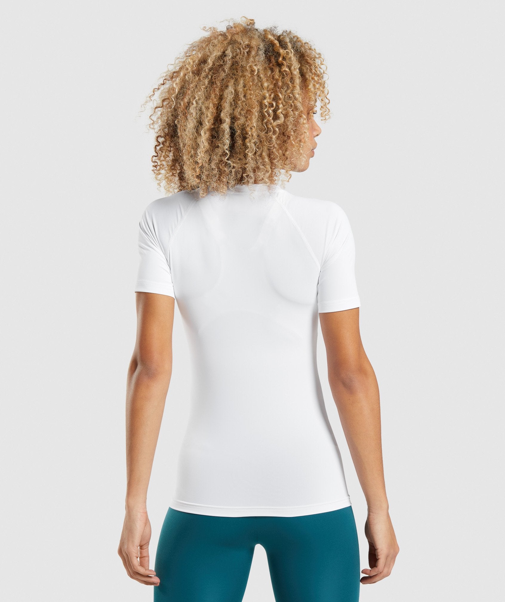 Training Baselayer T-Shirt in White - view 2