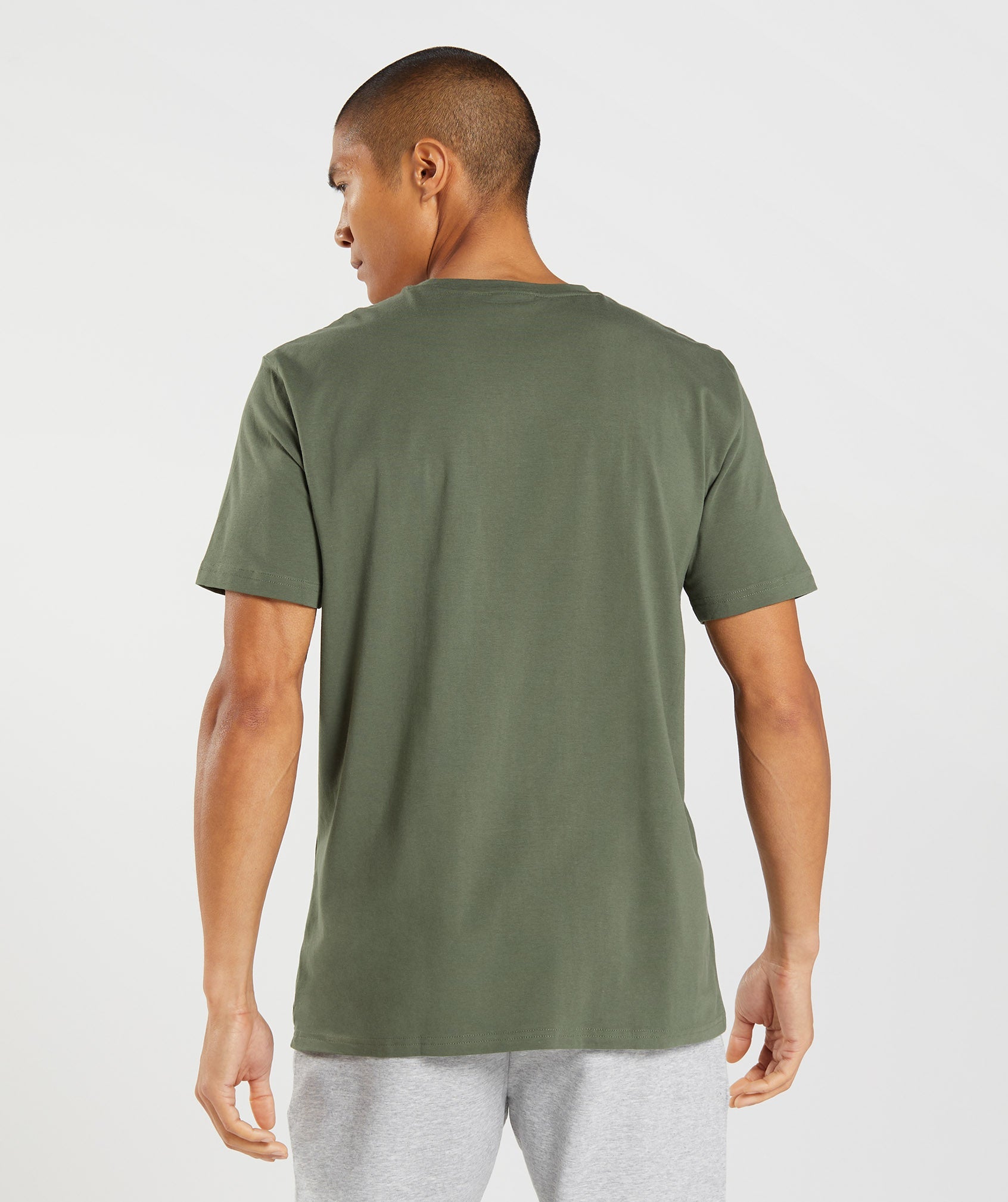 Block T-Shirt in Core Olive - view 2