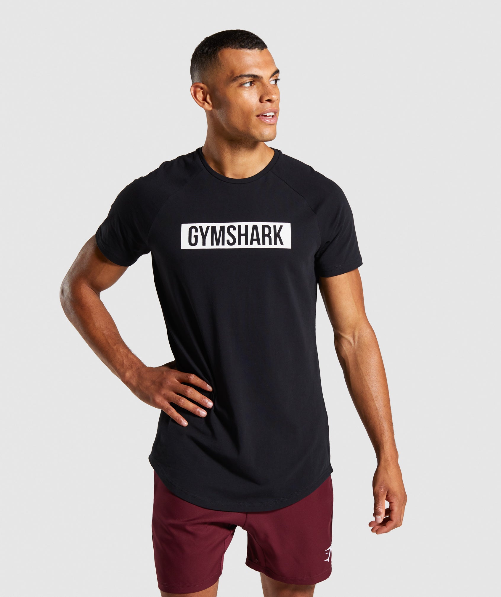 Gymshark Block Oversized T-Shirt - Black