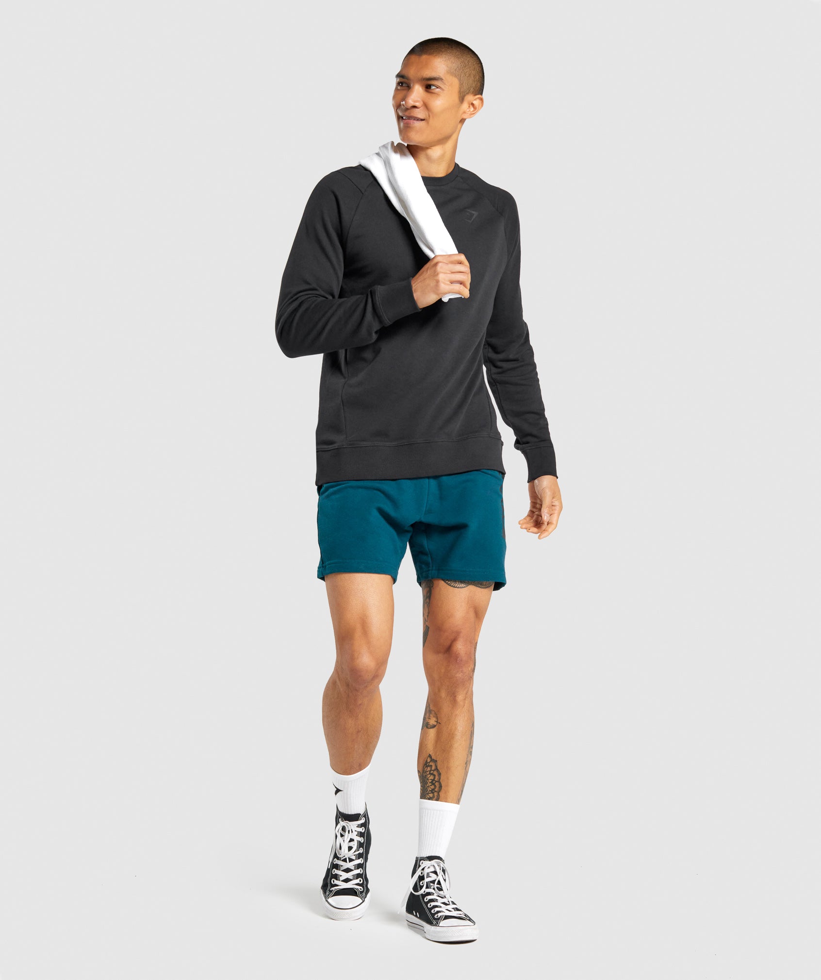 Gymshark Bold React Crew - Black