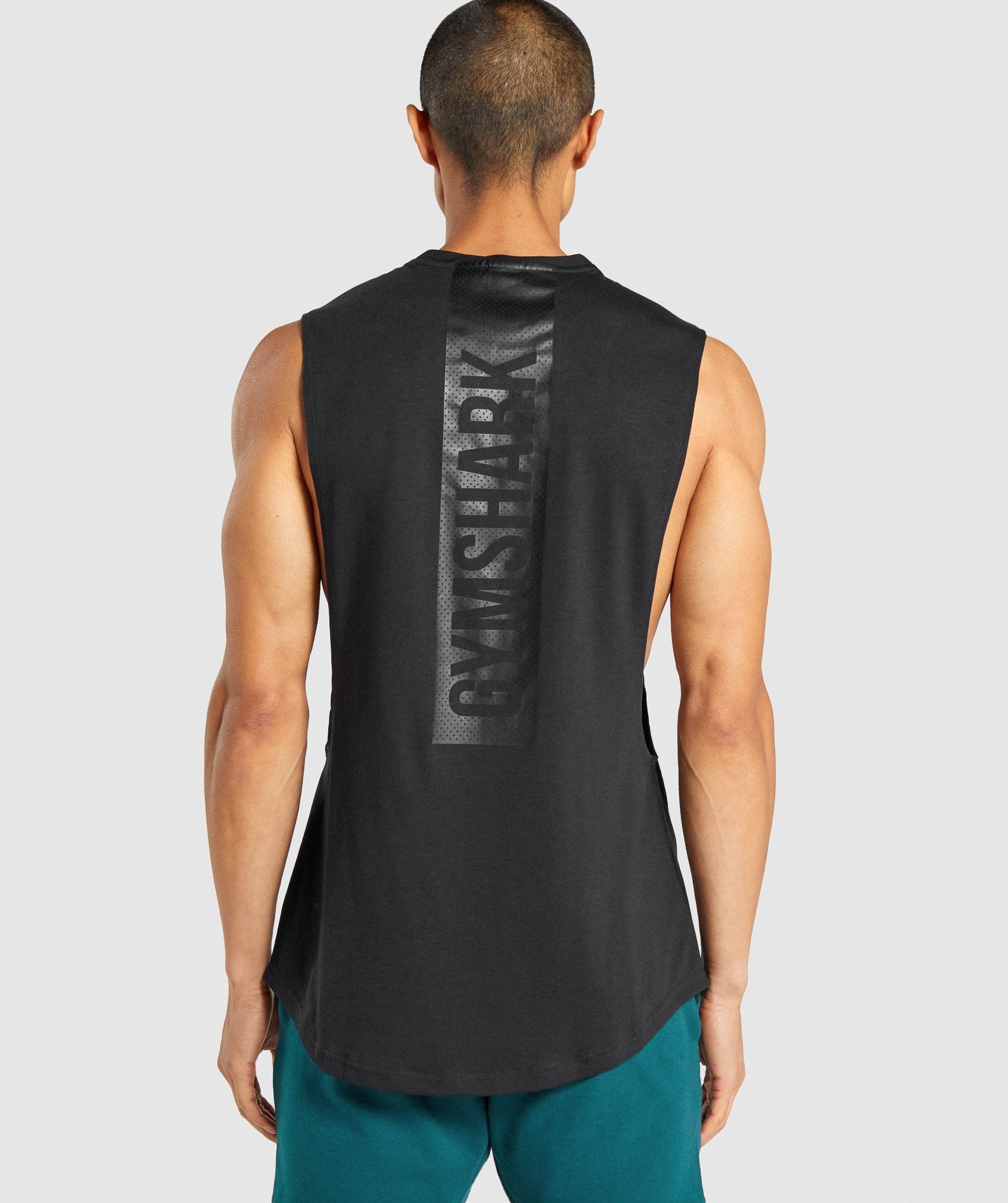 Bold Drop Arm Tank in Black - view 2