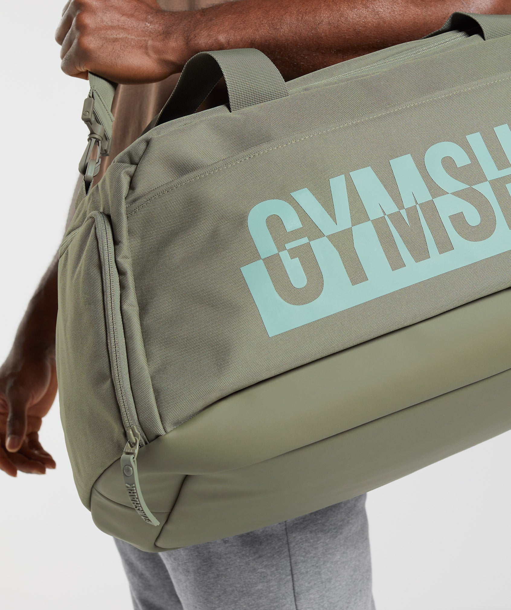 Bold Gym Bag in Dusty Olive - view 3