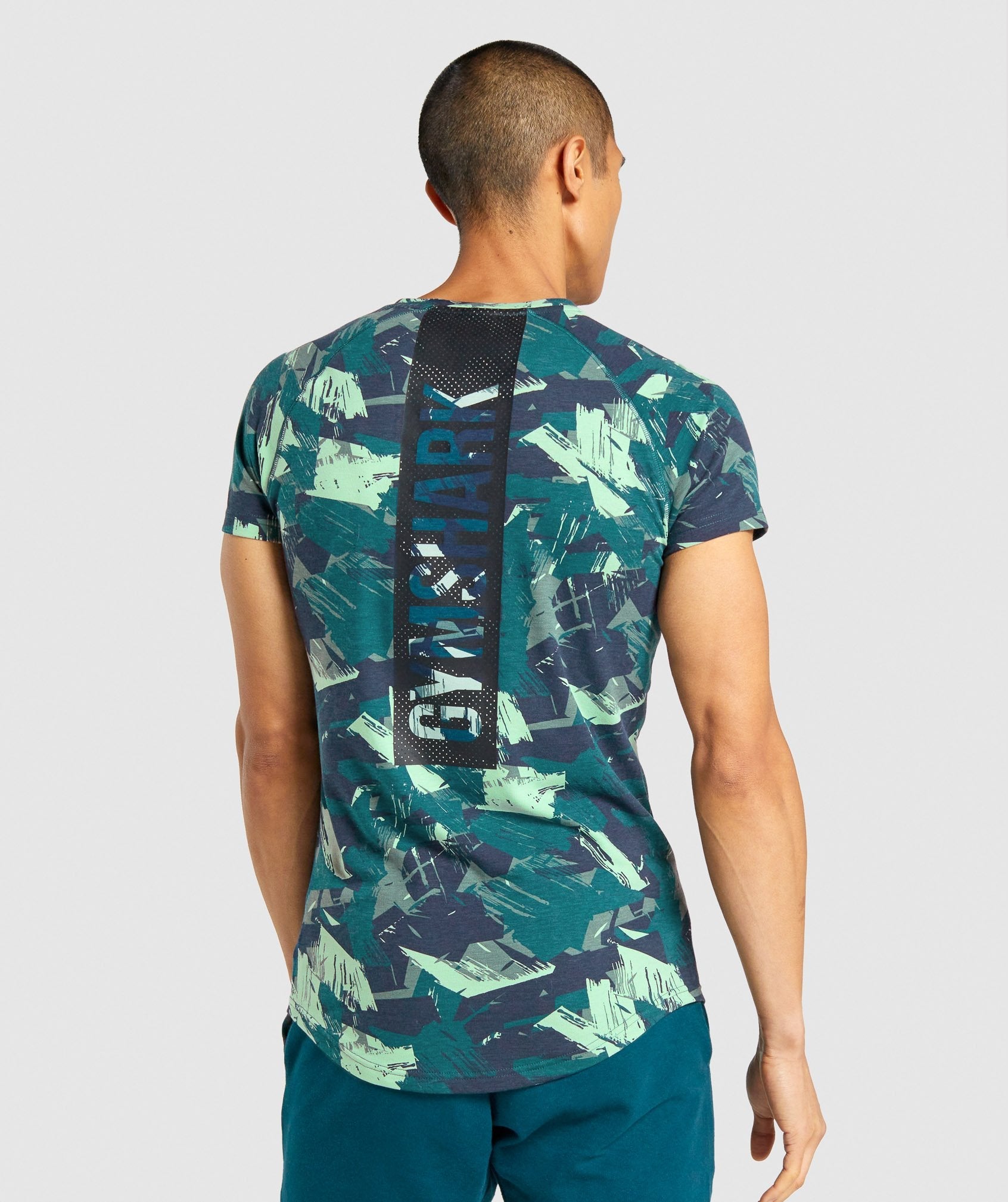 Bold T-Shirt in Green Print - view 2