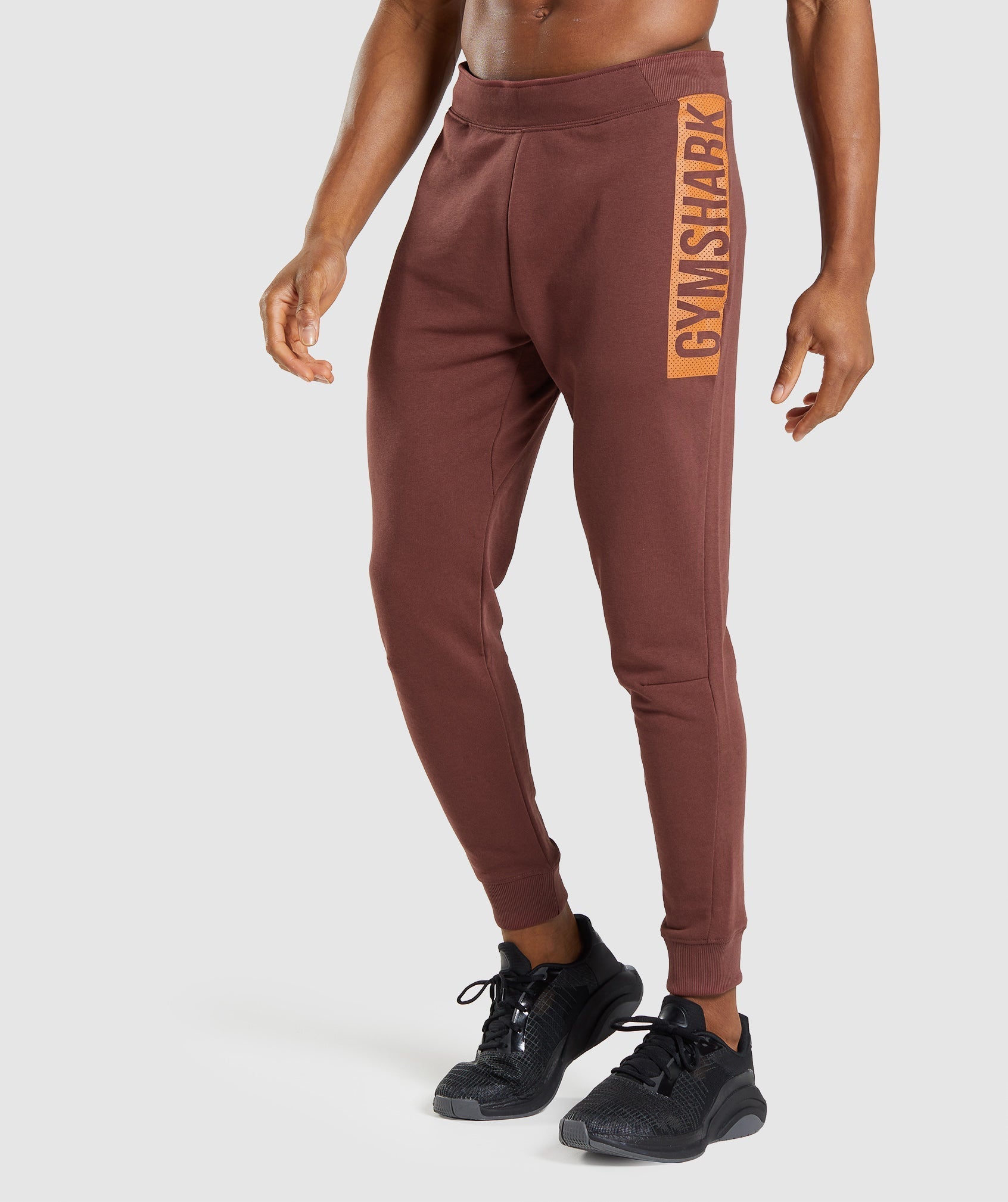 Bold Joggers in Cherry Brown - view 1