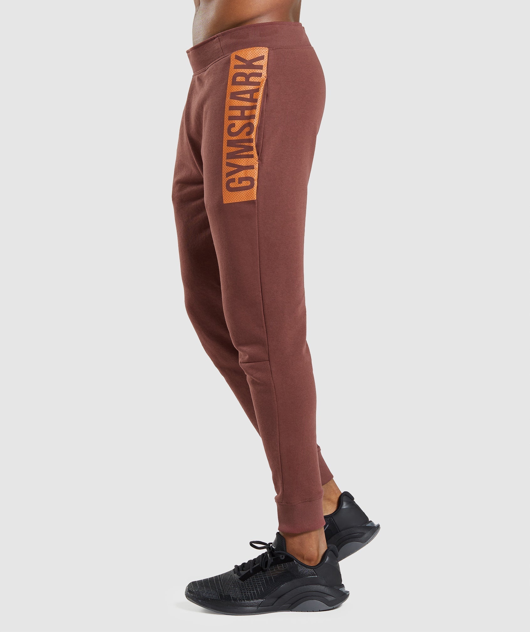 Bold Joggers in Cherry Brown - view 3