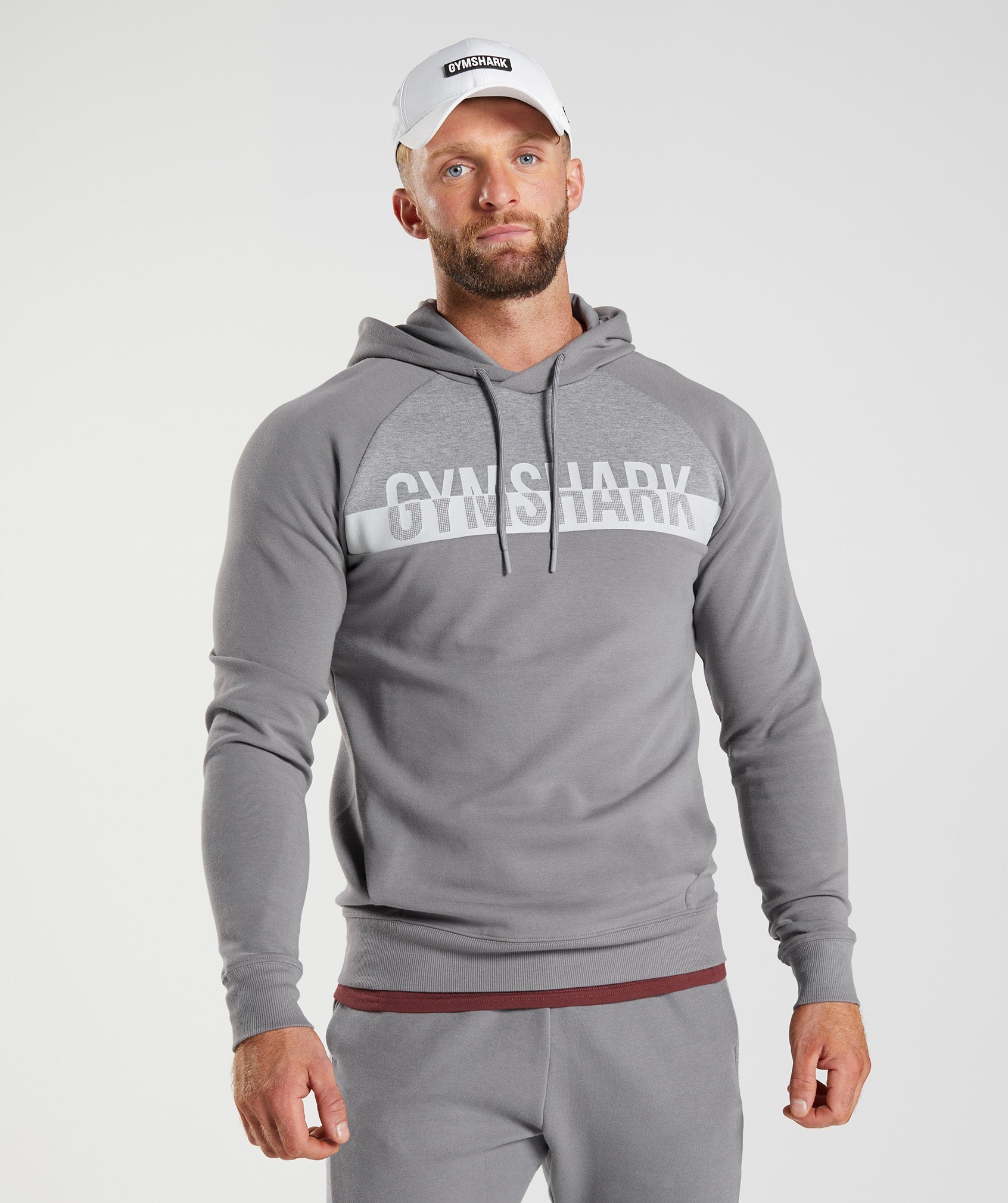 Gymshark Bold React Hoodie - Coin Grey | Gymshark